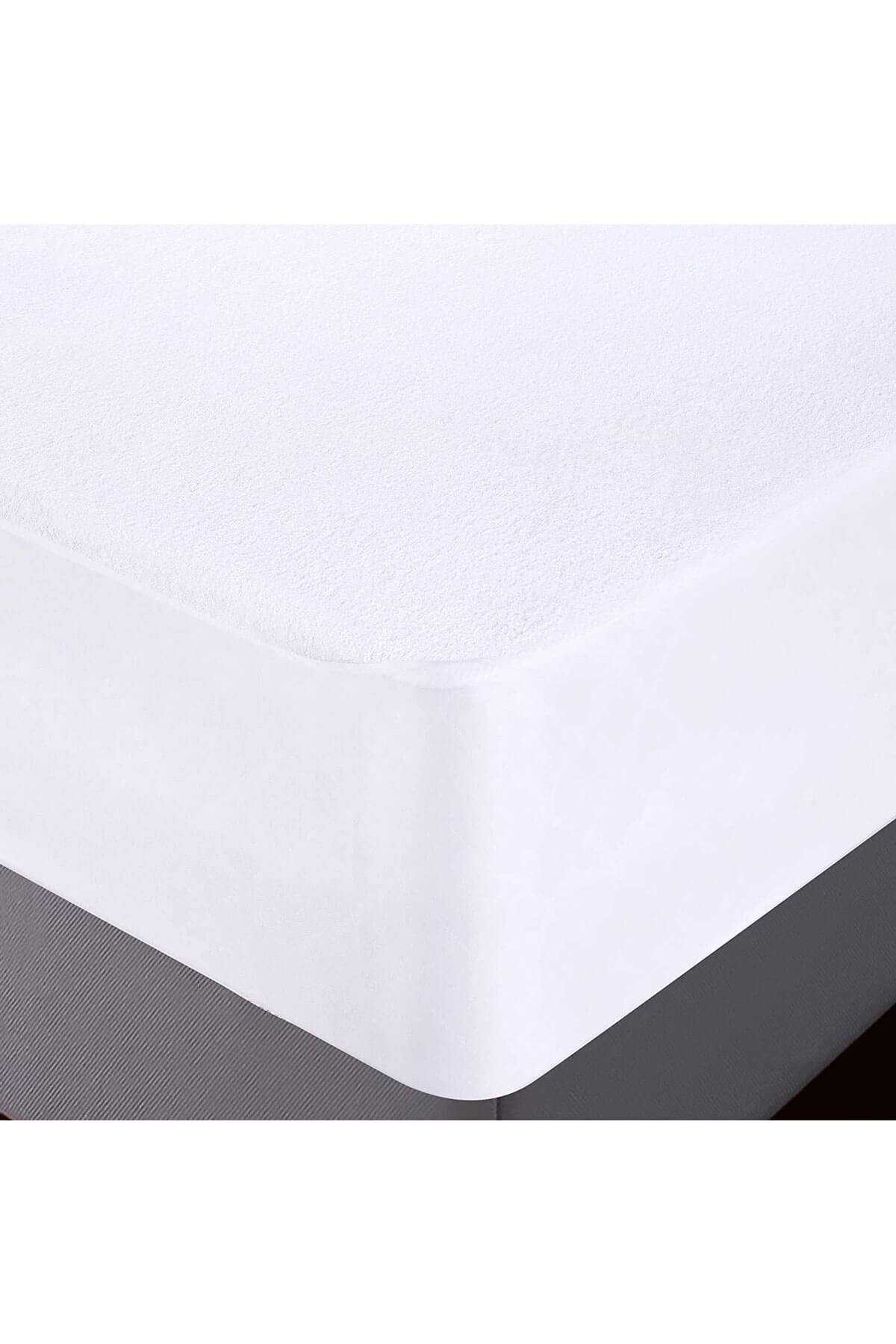 100X200 Sıvı Geçirmez Tek Kişilik Alez Pamuklu Fitted