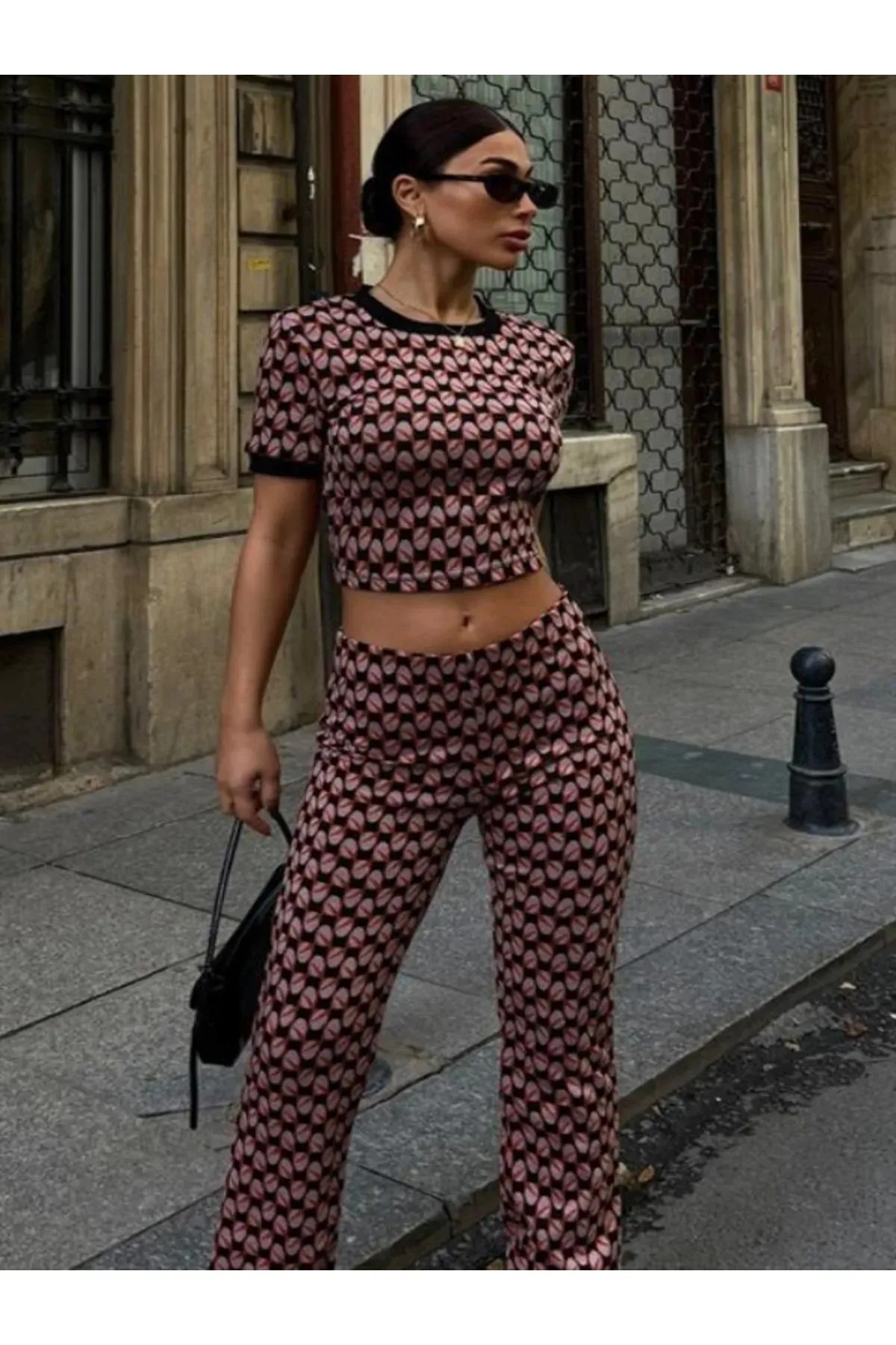 CROP PANTOLON İKİLİ TAKIM