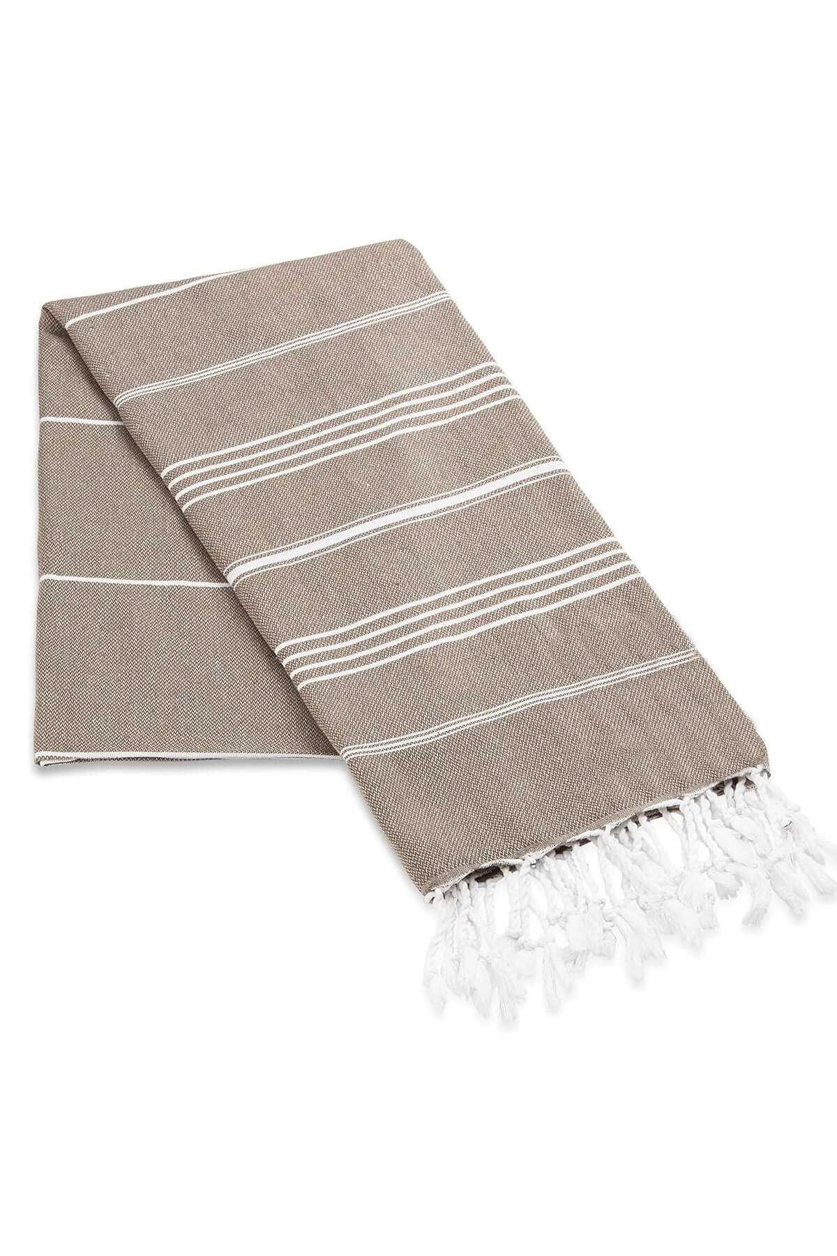 Summer Wind Soft &amp;#37;100 Pamuk Peştemal 100x180 cm Kahve