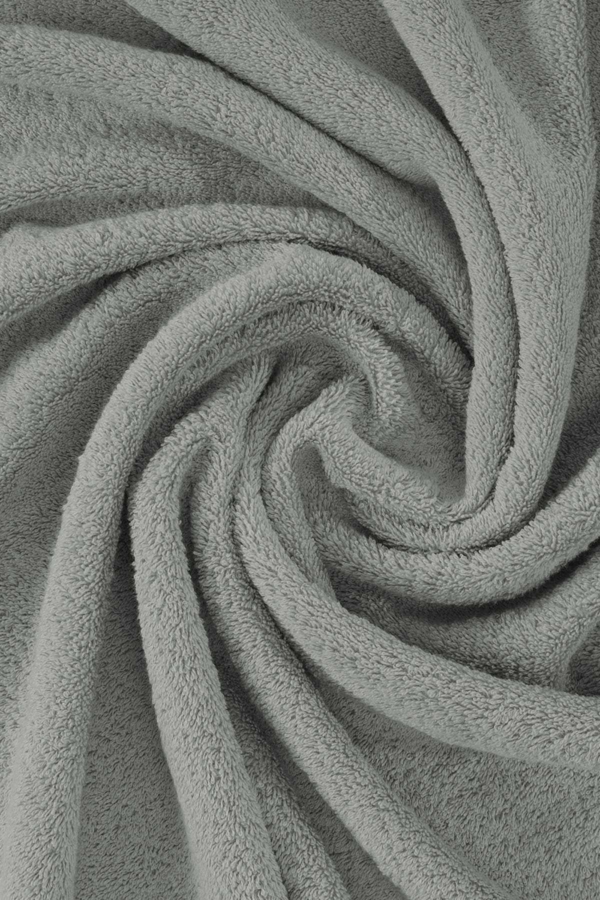 Luxury Hotel 90x150 cm &amp;#37;100 Pamuk Banyo Havlusu  Gramajlı Gri