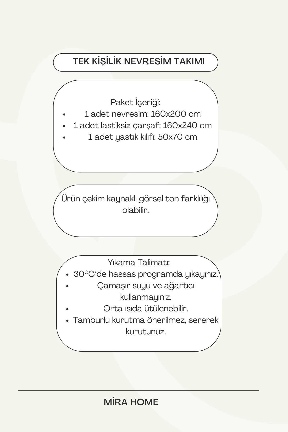 Zigzag Desenli Sarı Pamuklu Tek Kişilik Nevresim Takımı