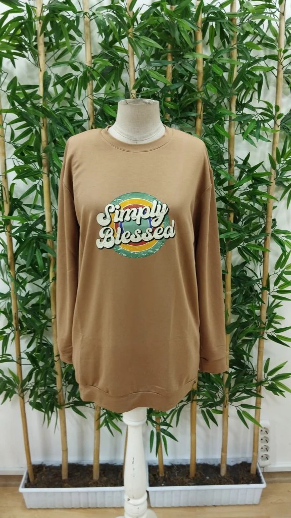 Kadın Uzun Kollu Bisiklet Yaka Yazılı Viskon Iki Iplik Elbise