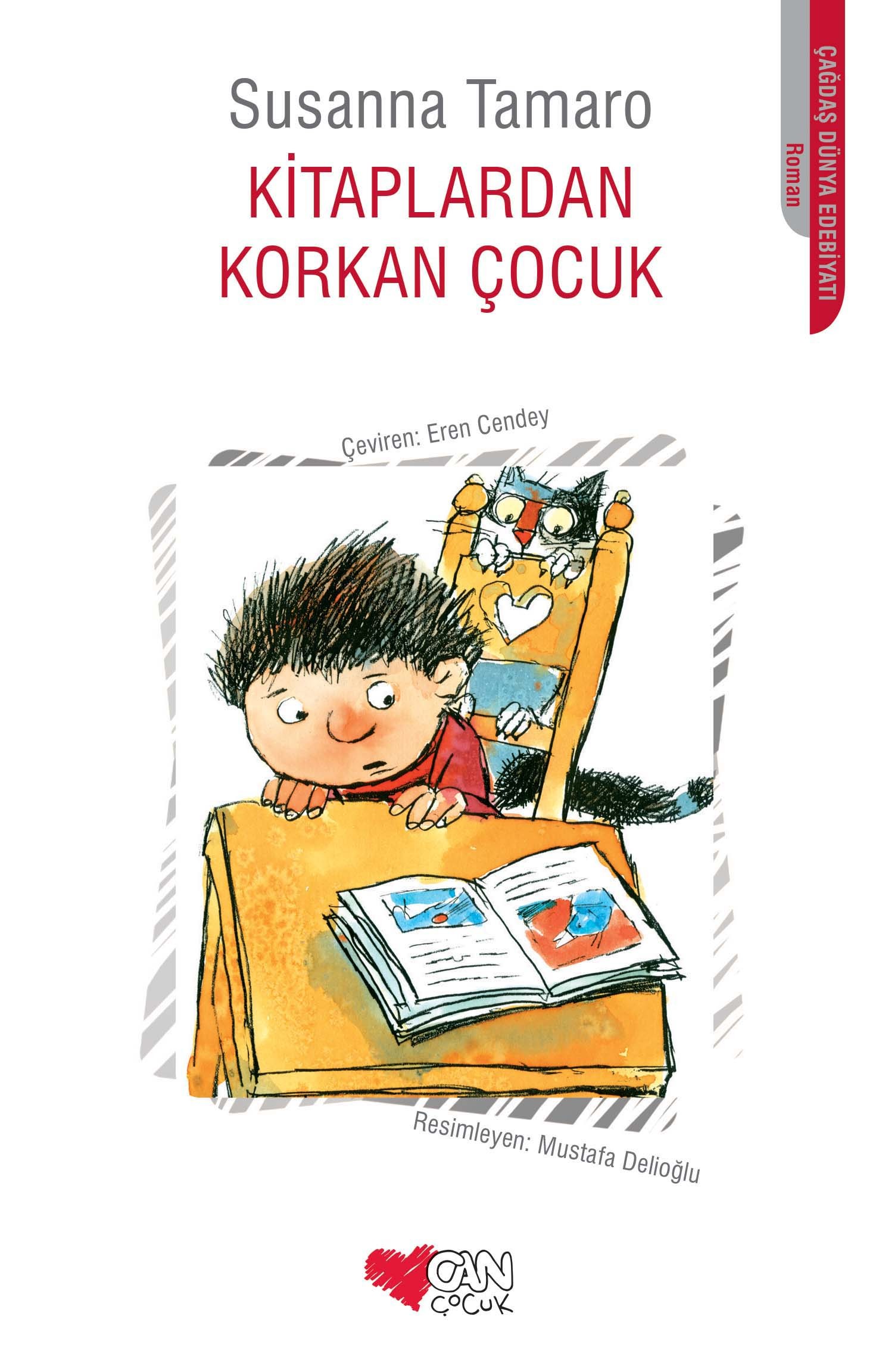 kitaplardan korkan çocuk