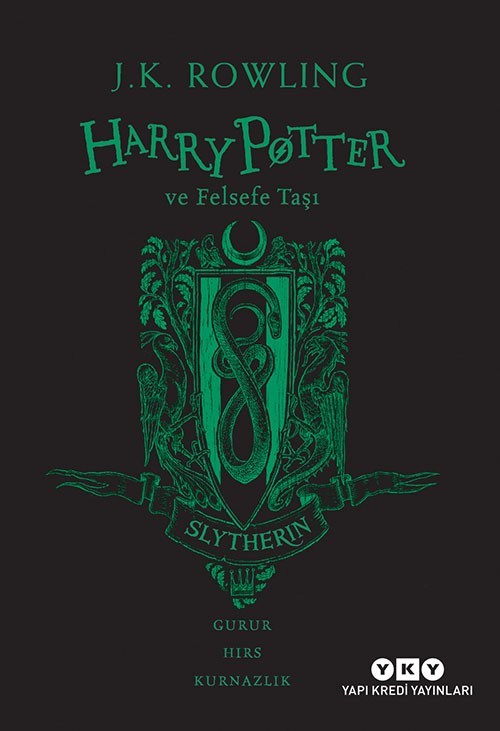 harry potter ve felsefe taşı - özel baskı - slytherin