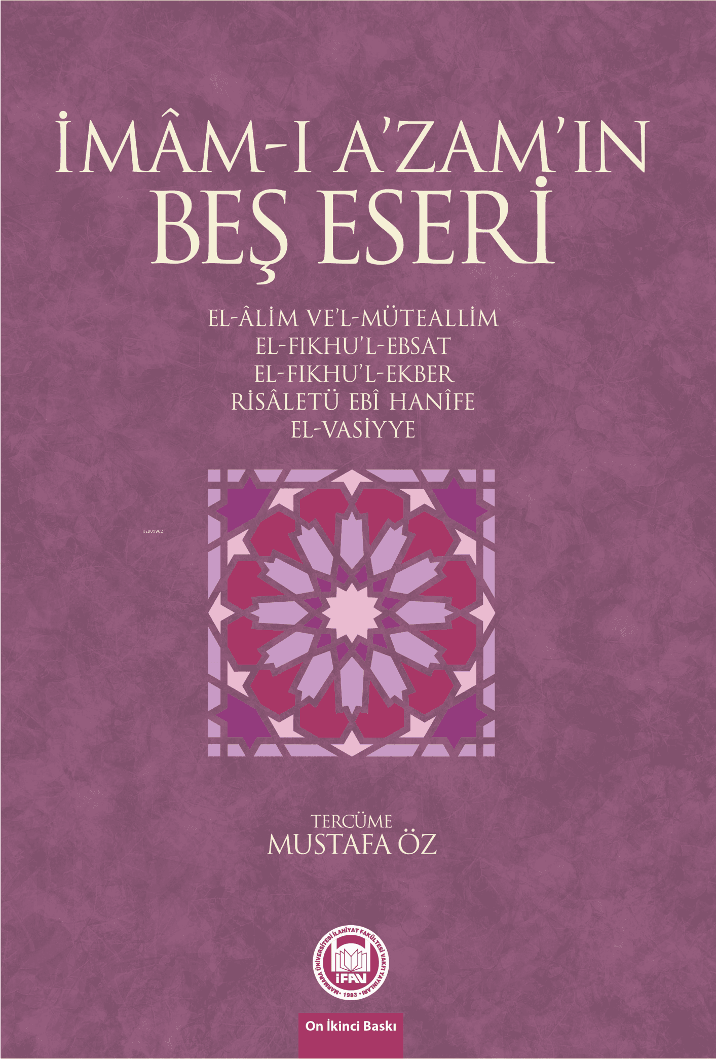 imamı azamın beş eseri