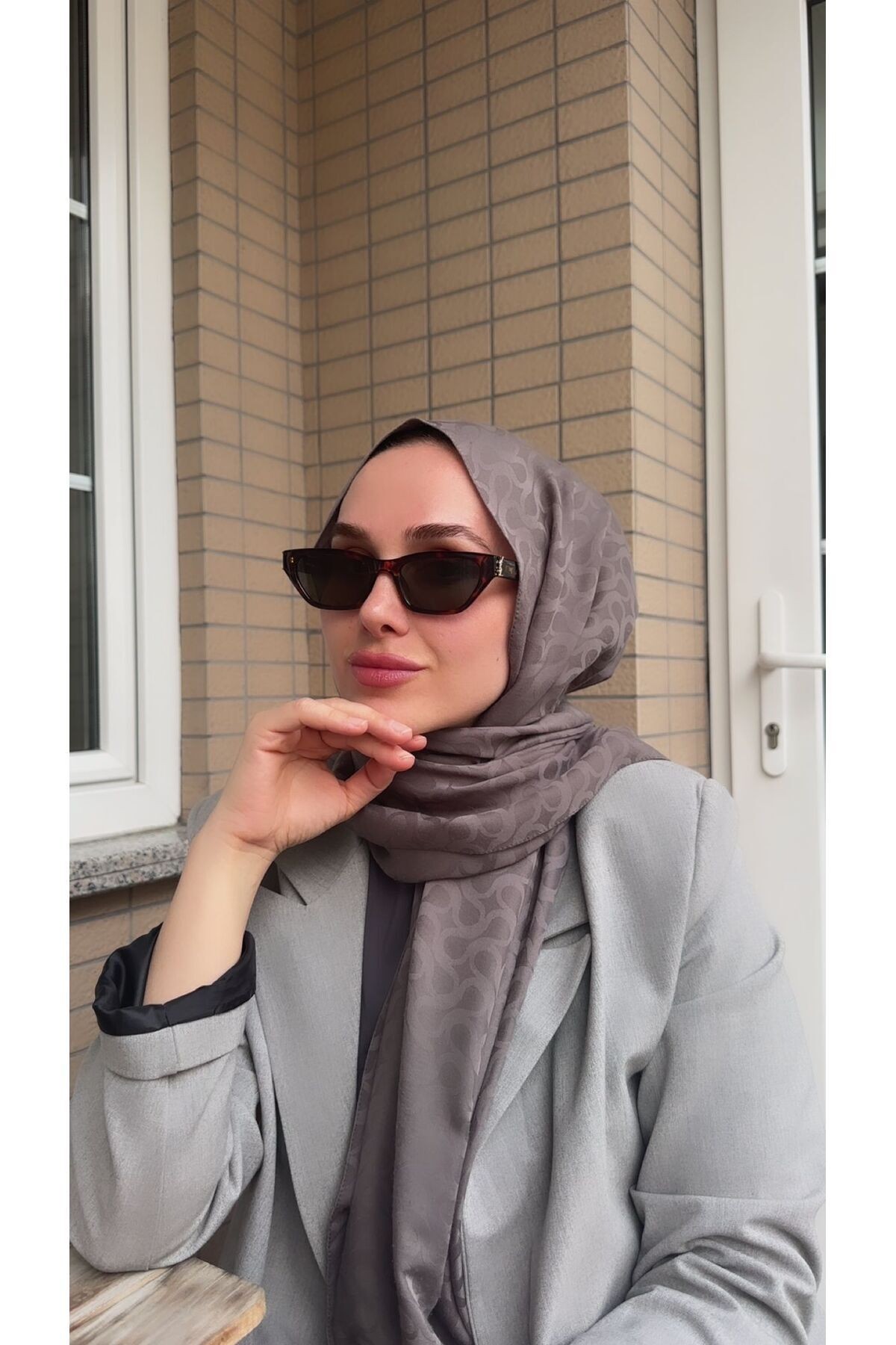 Yasel Leopar Kadın Güneş Gözlüğü - kahverengi leopar