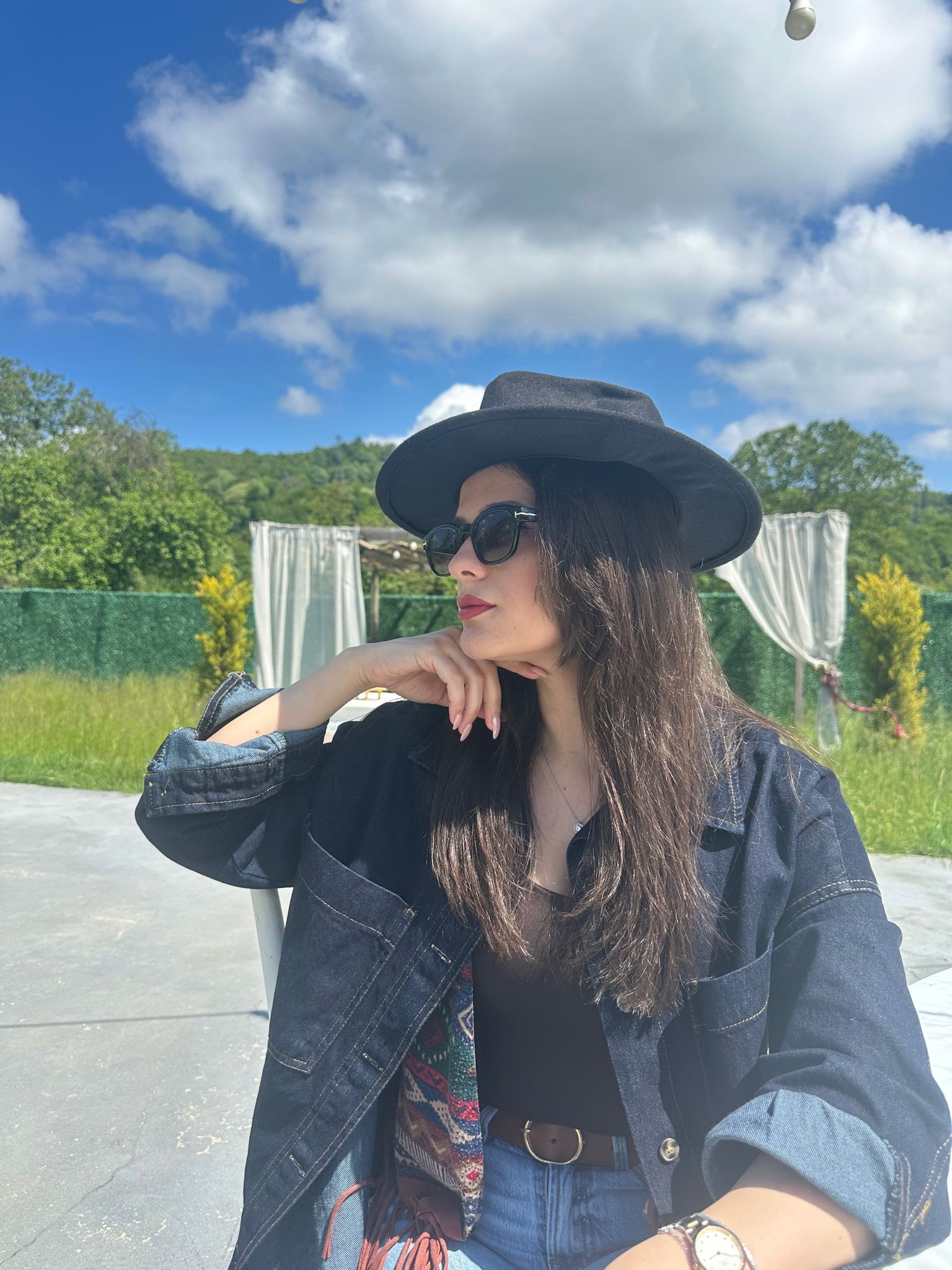 Thalia Siyah Leo Antirefle Korumalı Güneş Gözlüğü