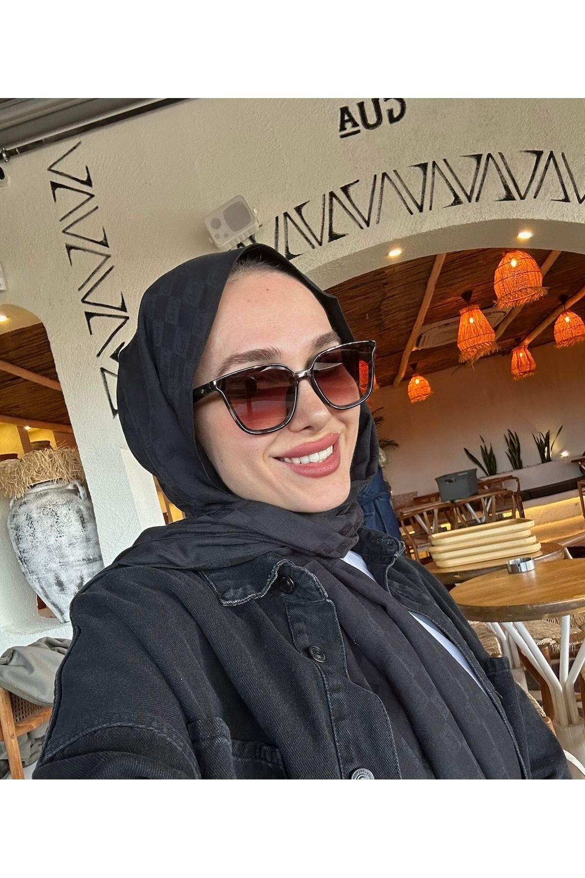 Sera Cat Eye Siyah Uv400 Kadın Güneş Gözlüğü - leopar