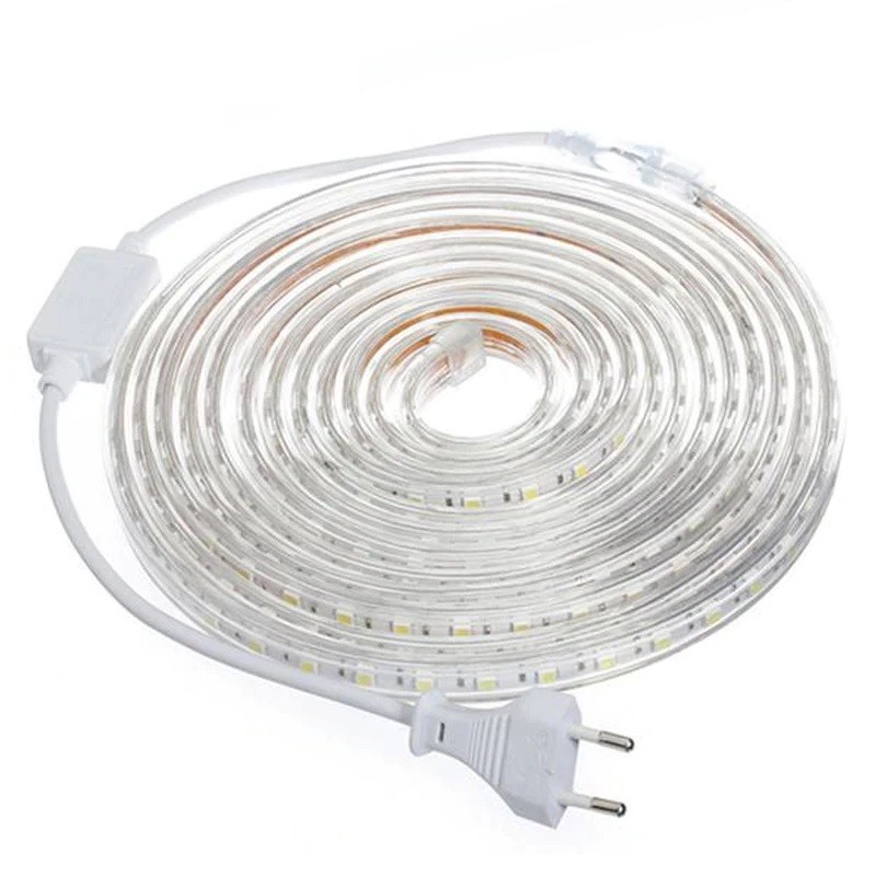 Hortum Led Şerit Led Işık Beyaz 220v Fişli