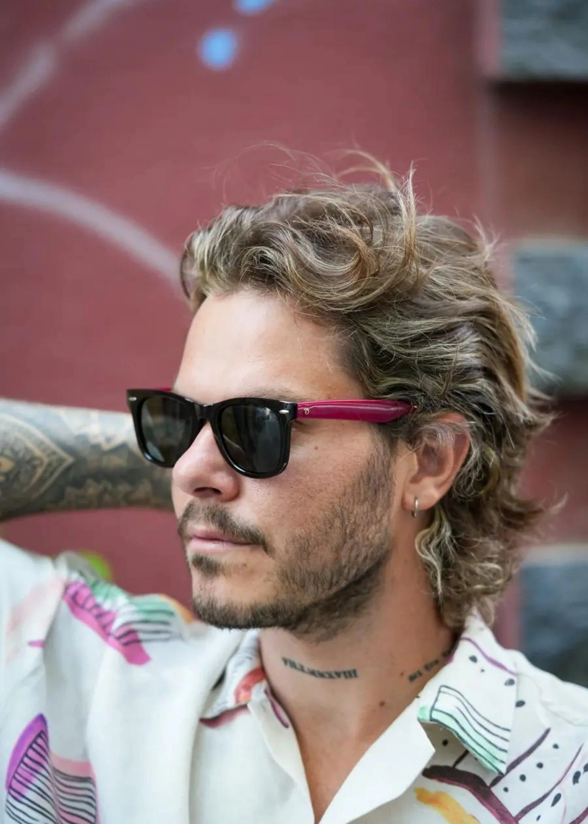 Big Angular red framed sunglasses, Trendy large red Sunglasses, Oversize black women Sunglasses, Rectangle red sunglasses Thesezaraccesories