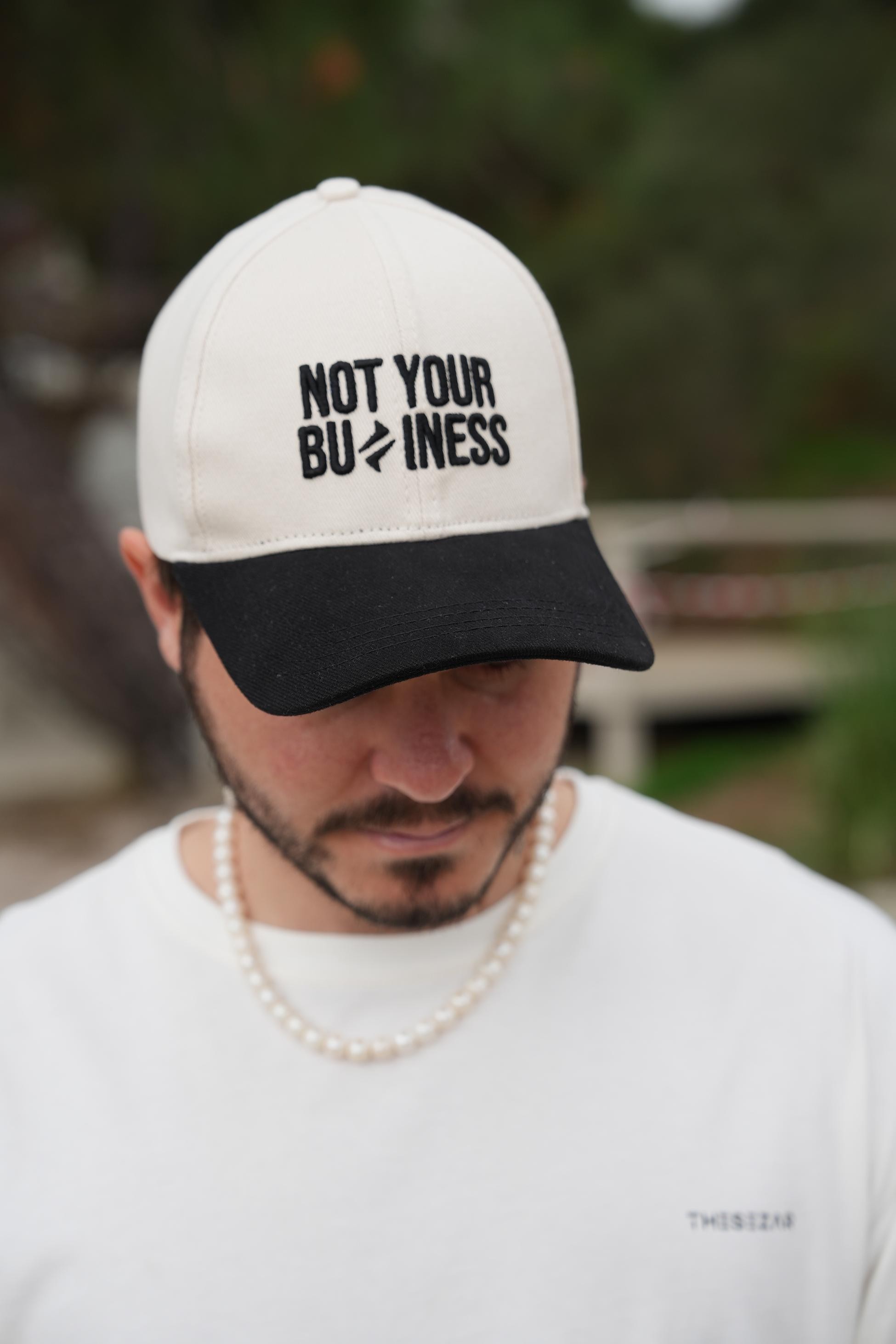 Not Your Business Siyah Şapka