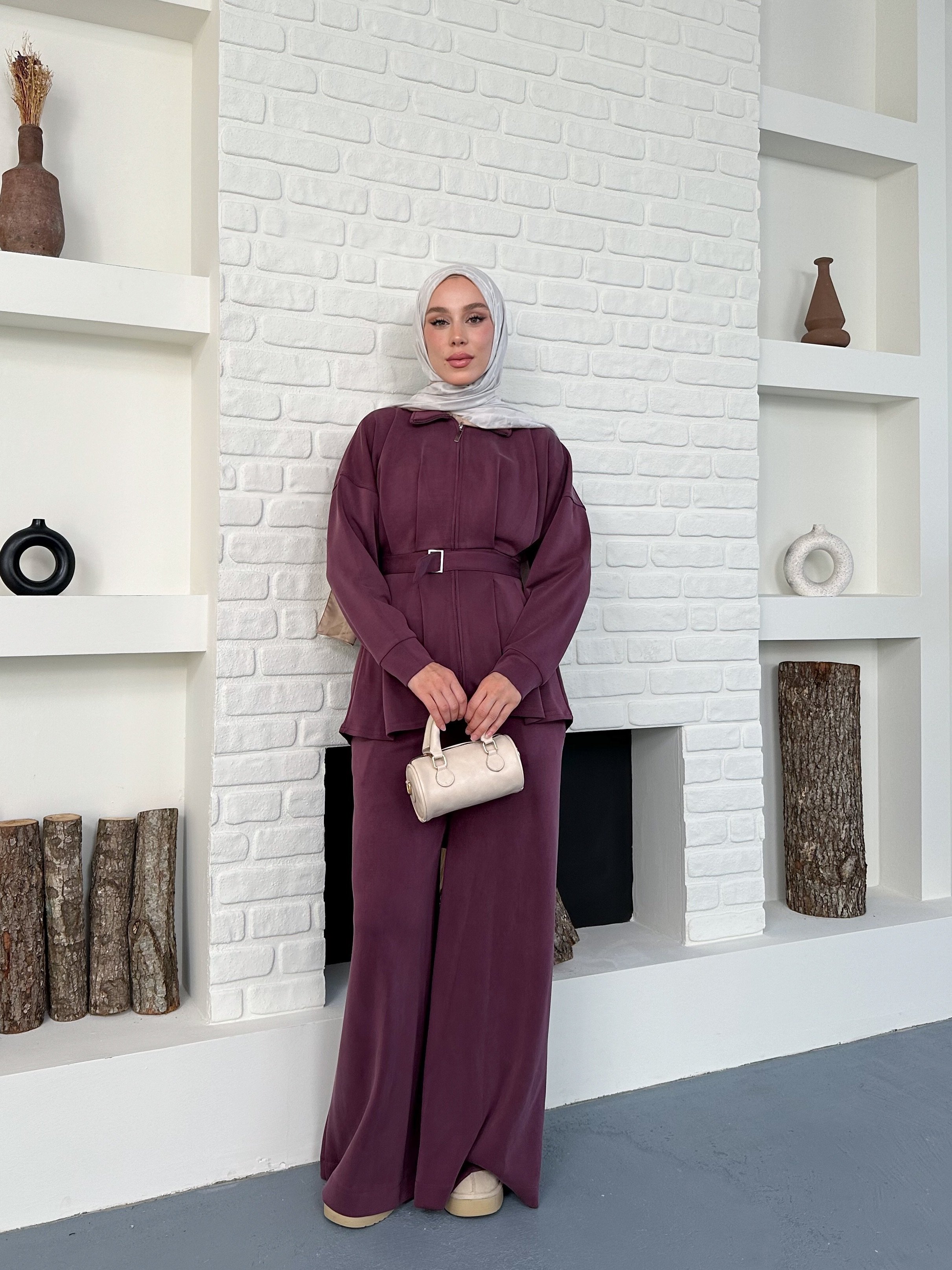 Verla Oysho Takım - Bordo