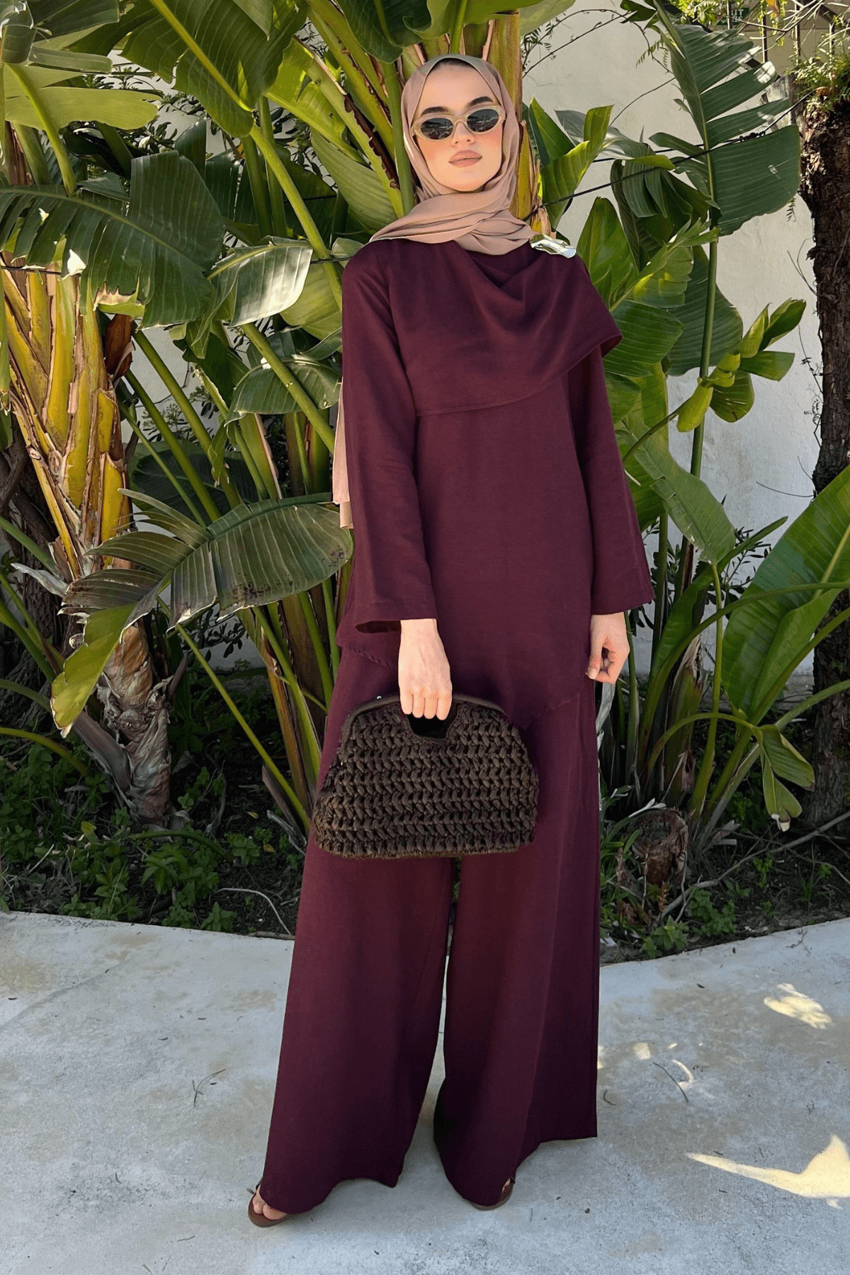 Mandy Keten Takım - Bordo