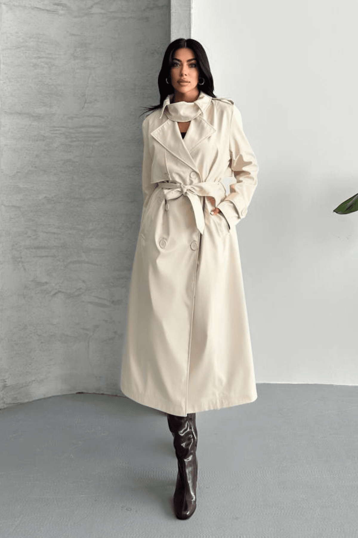 ZR Model Trench - Krem