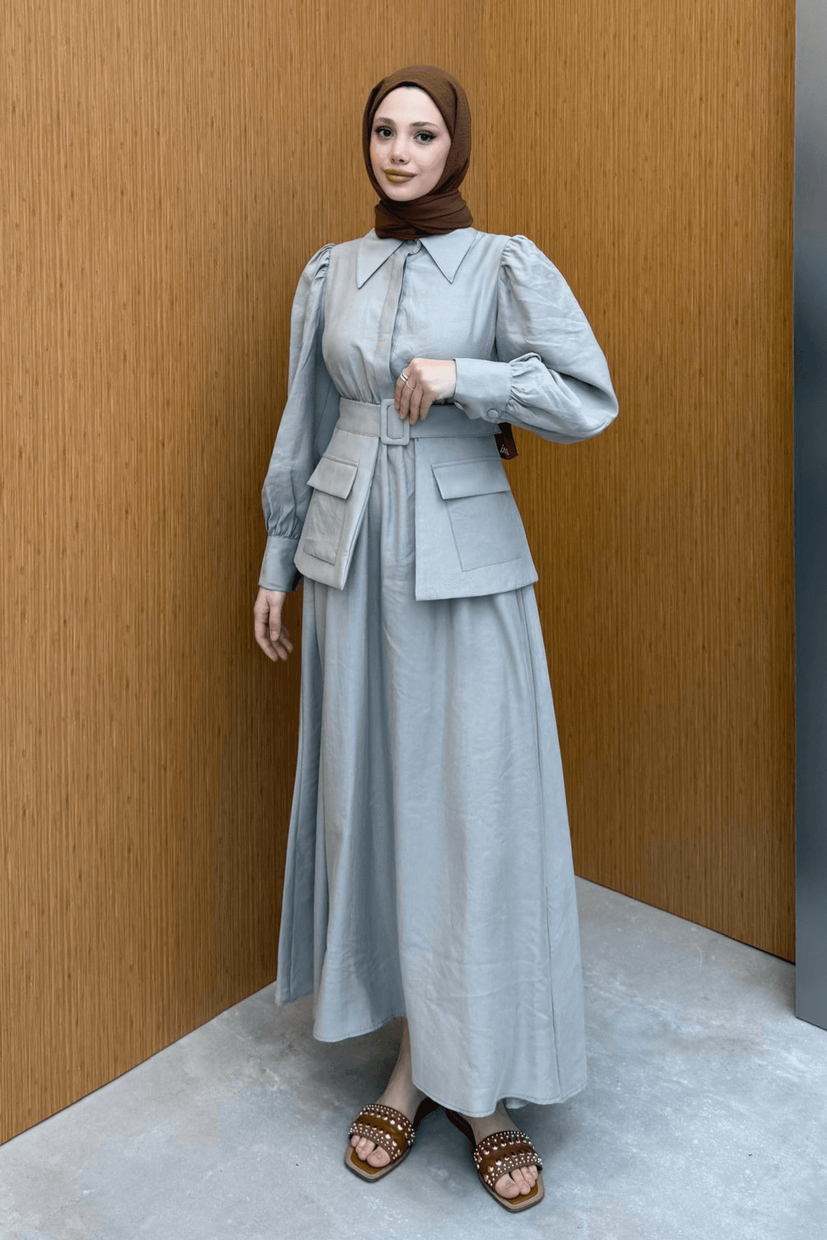 Angela Elbise - Taş Rengi