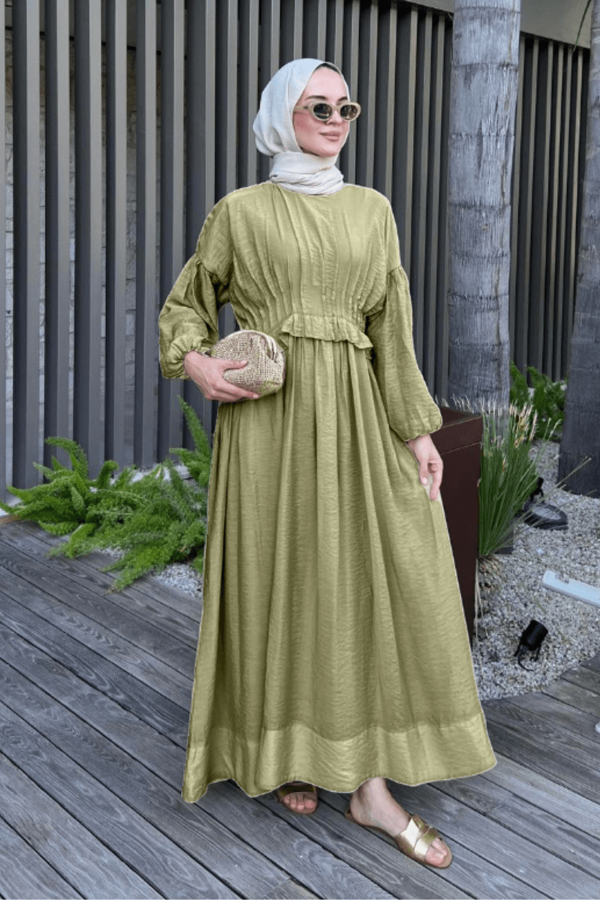 Tensia Elbise - Haki