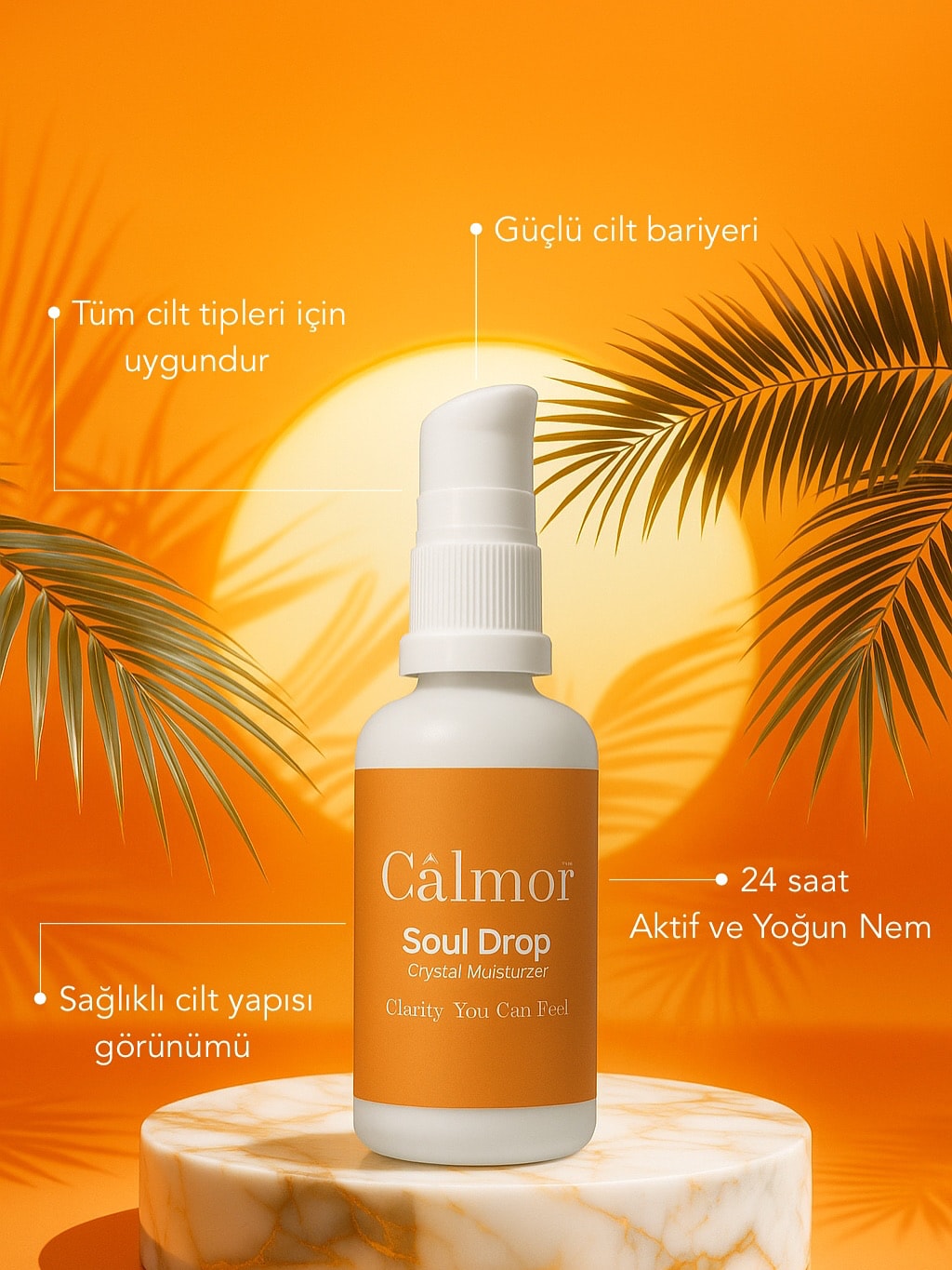 SoulDrop – Crystal Moisturizer 50 ml Aktif Nemlendirici Bariyer Onarım