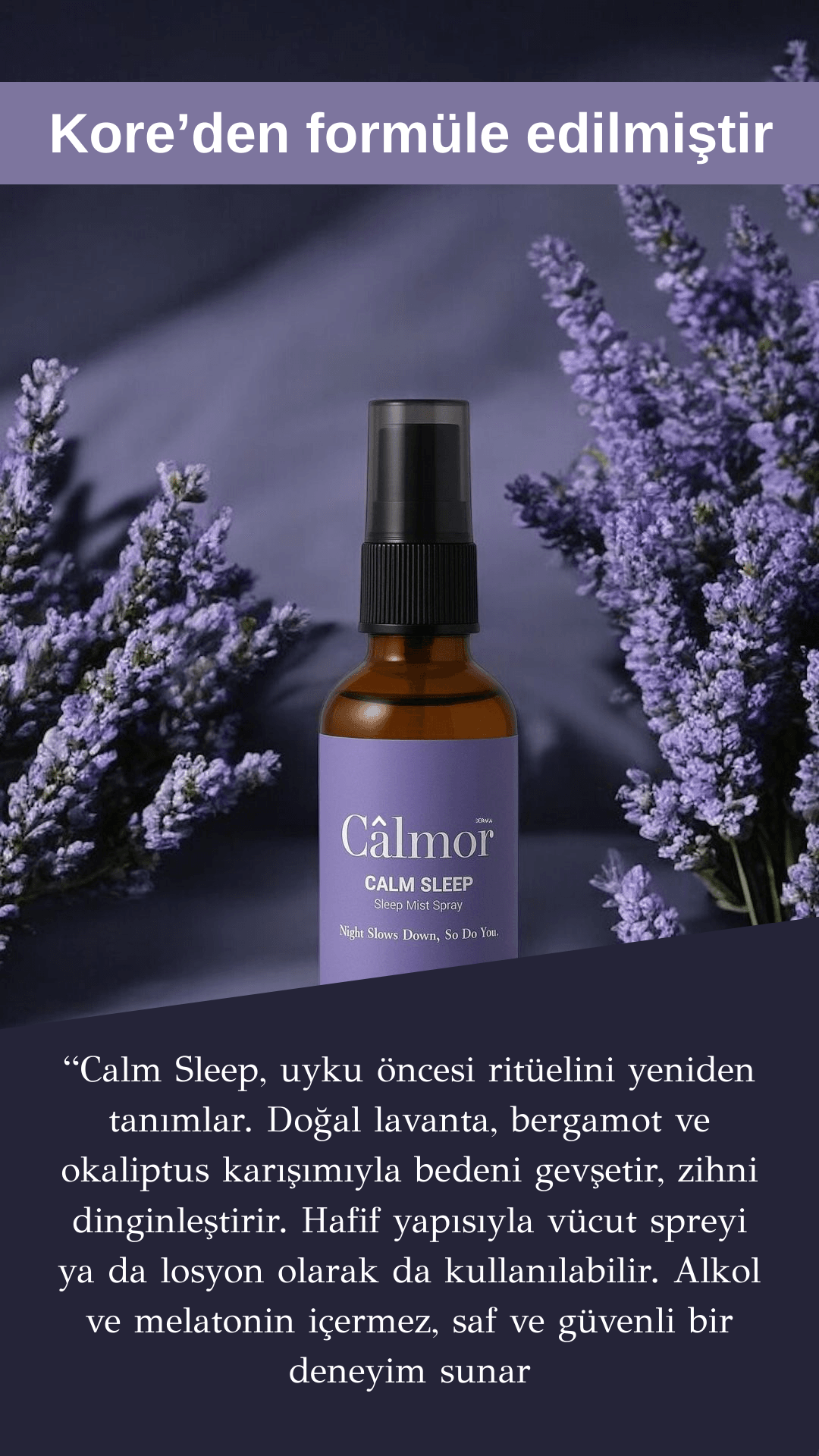 CalmSleep – Sleep Mist Spray 50 ml Doğal Uyku Spreyi