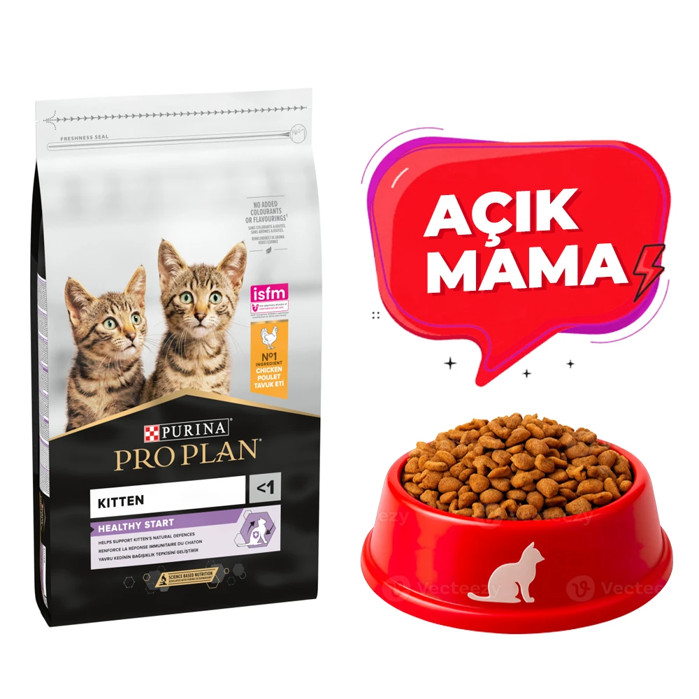 Proplan Tavuklu Yavru Kedi Maması (Açık Mama)