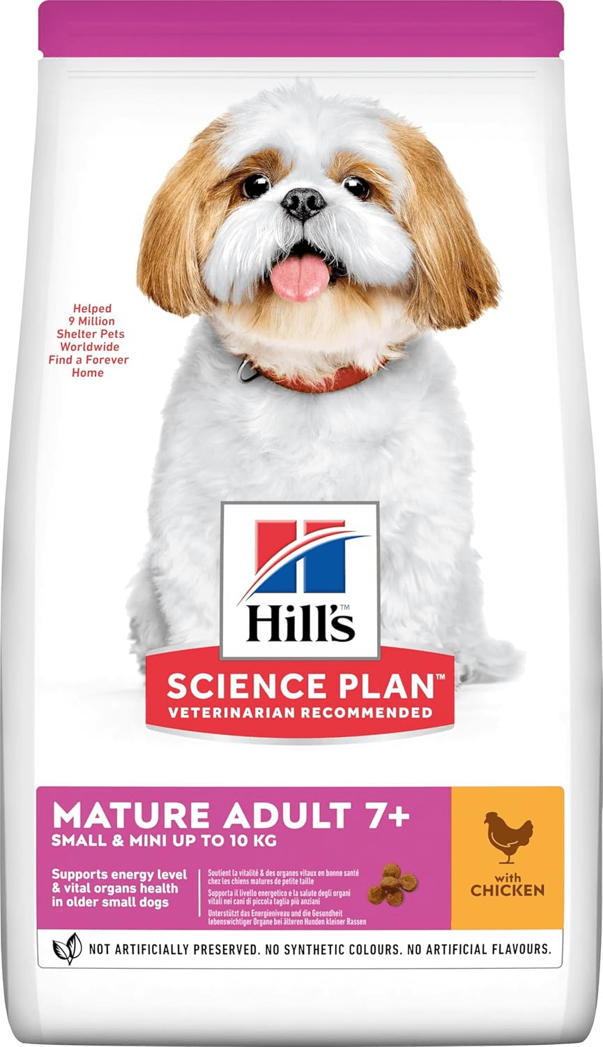 Hill's SCIENCE PLAN +7 Yaşlı Küçük ve Mini Irk Tavuklu Köpek Maması 1.5 kg