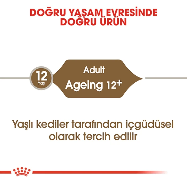Royal Canin Ageing 12+ Sos İçinde Yaşlı Kedi Konservesi 85gr
