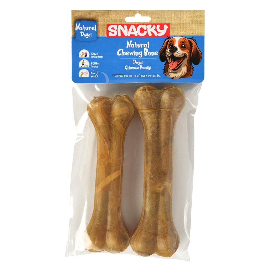 Snacky Natural Köpek Çiğneme Kemiği 2'li (15 cm – 155 g)
