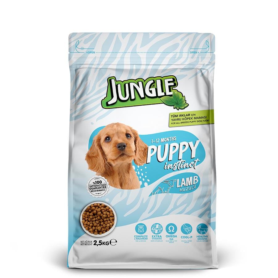 Jungle 2,5 Kg Kuzu Etli Yavru Köpek Maması