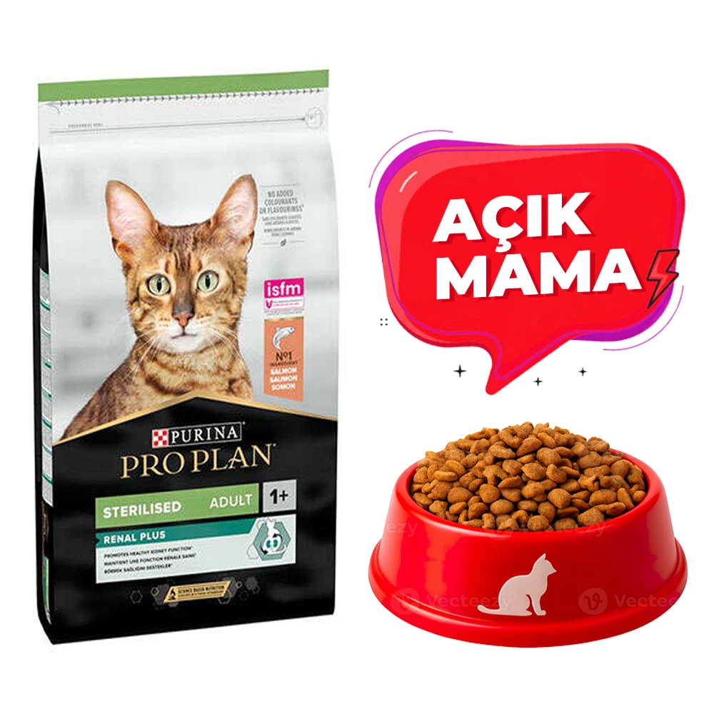 Pro Plan Sterilised Somonlu Kısırlaştırılmış Yetişkin Kedi Maması (Açık Mama)