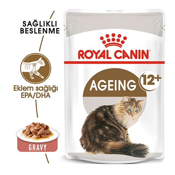 Royal Canin Ageing 12+ Sos İçinde Yaşlı Kedi Konservesi 85gr