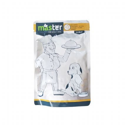 Master Tavuklu Pouch Küçük Irk Köpek Maması Jöle 80 Gr x 24 Adet