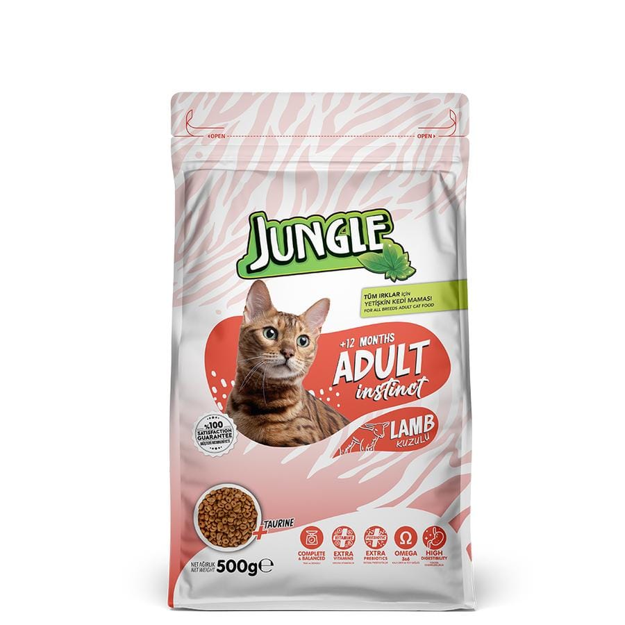Jungle 500 Gr Kuzulu Yetişkin Kedi Maması