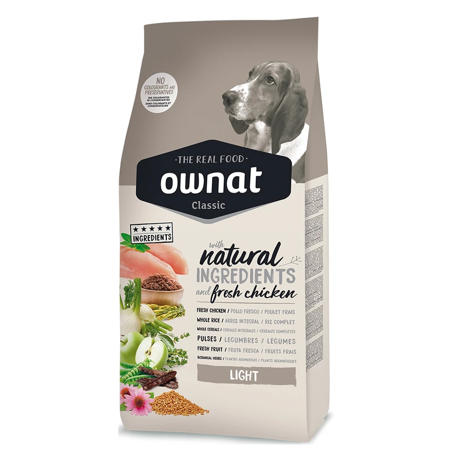 Ownat 12 kg Tavuklu Classic Light Adult Köpek Maması