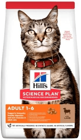 Hill's SCIENCE PLAN Yetişkin Kuzulu Kedi Maması 8+2 kg