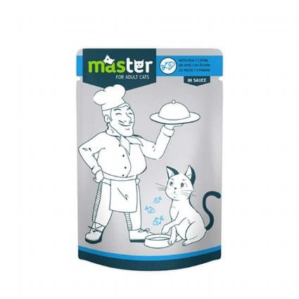 Master Balıklı Pouch Kedi Maması 80 Gr. x 24 Adet