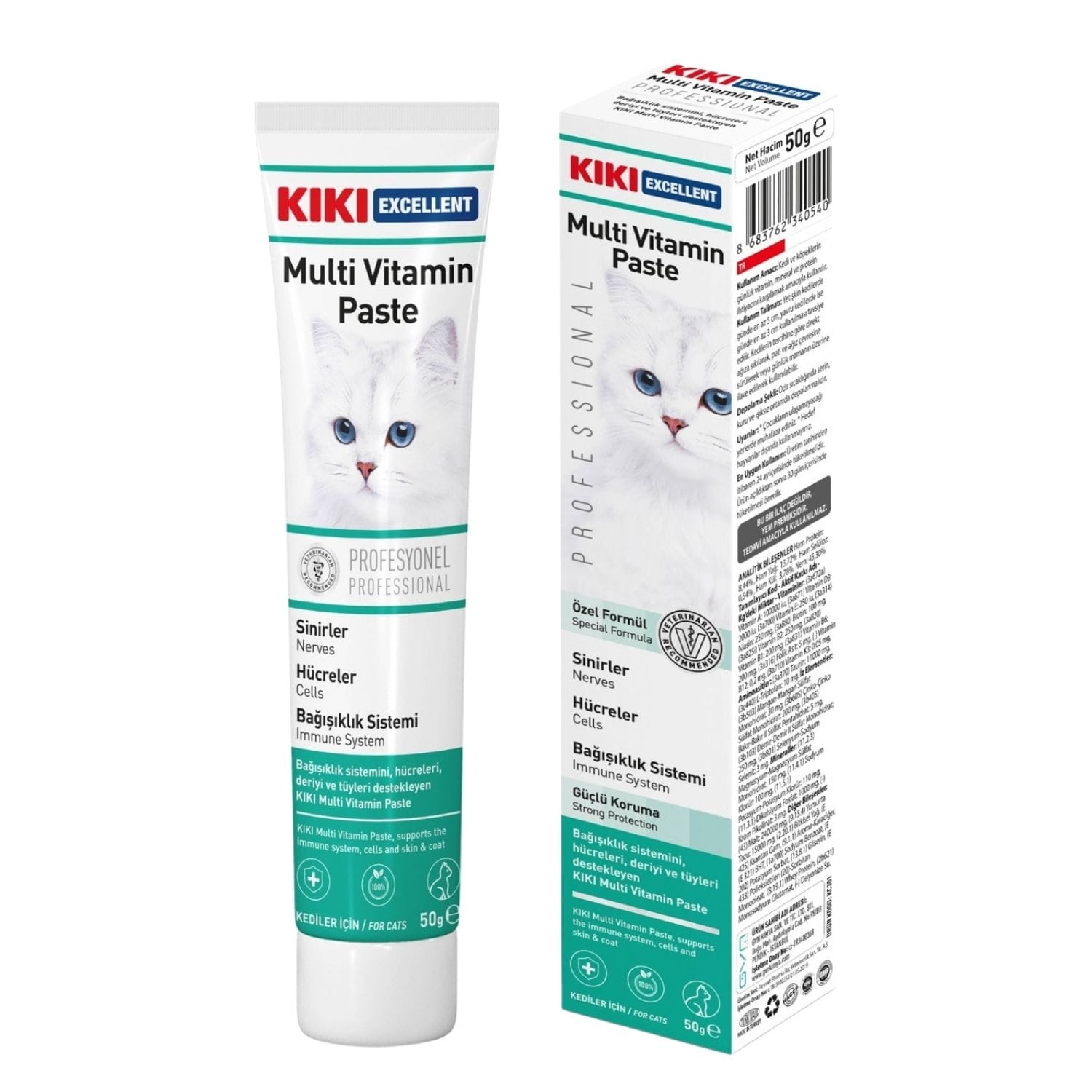 KIKI Excellent Kedi Multi Vitamin Paste Macun 50 gr. KC301