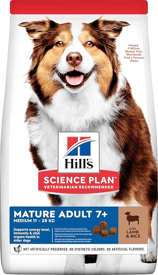 Hill's SCIENCE PLAN Light +7 Yaşlı Orta Irk Kuzulu ve Pirinçli Köpek Maması 14 kg