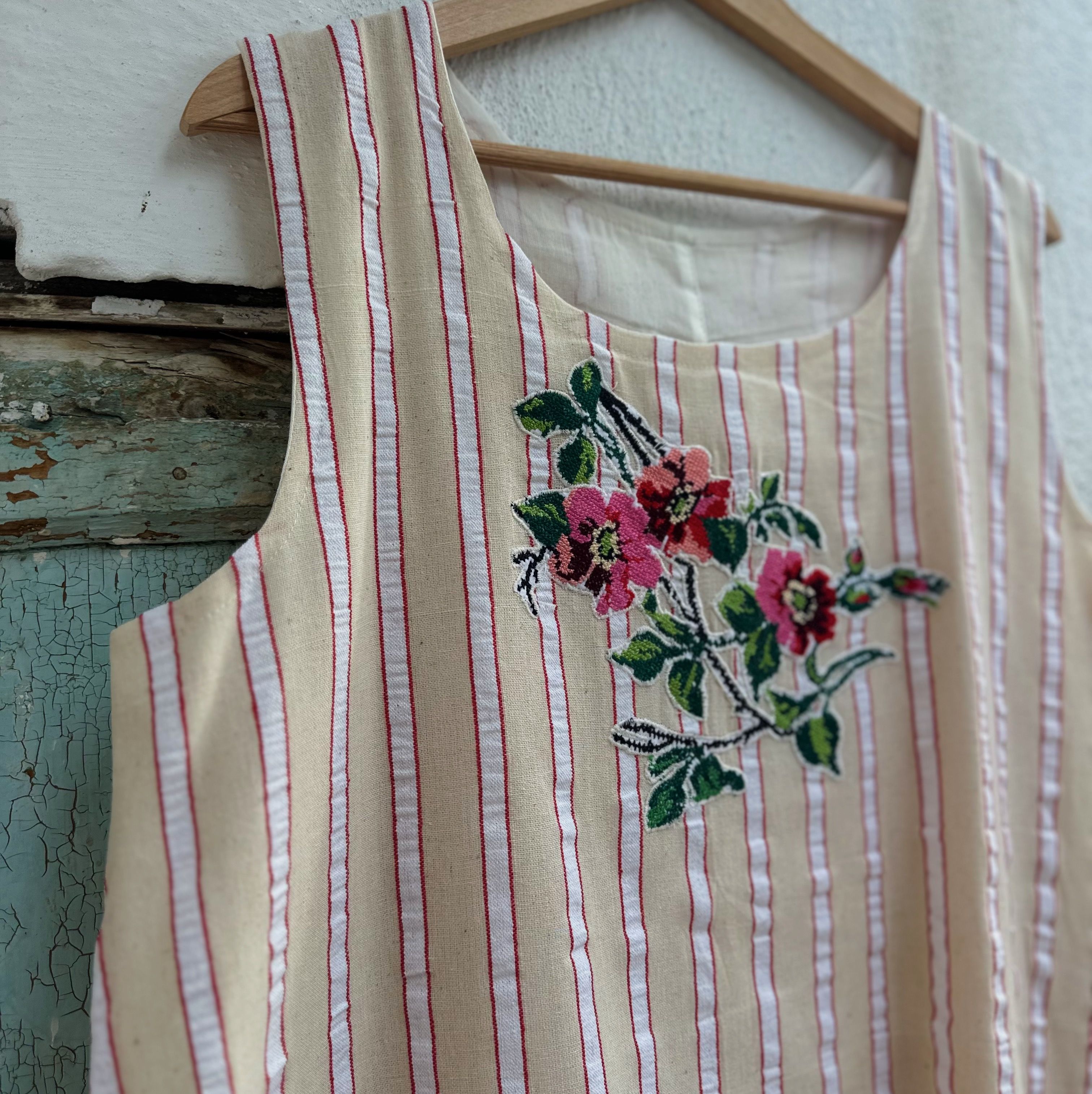 Pembe Güller Elbise (42-44 Beden)