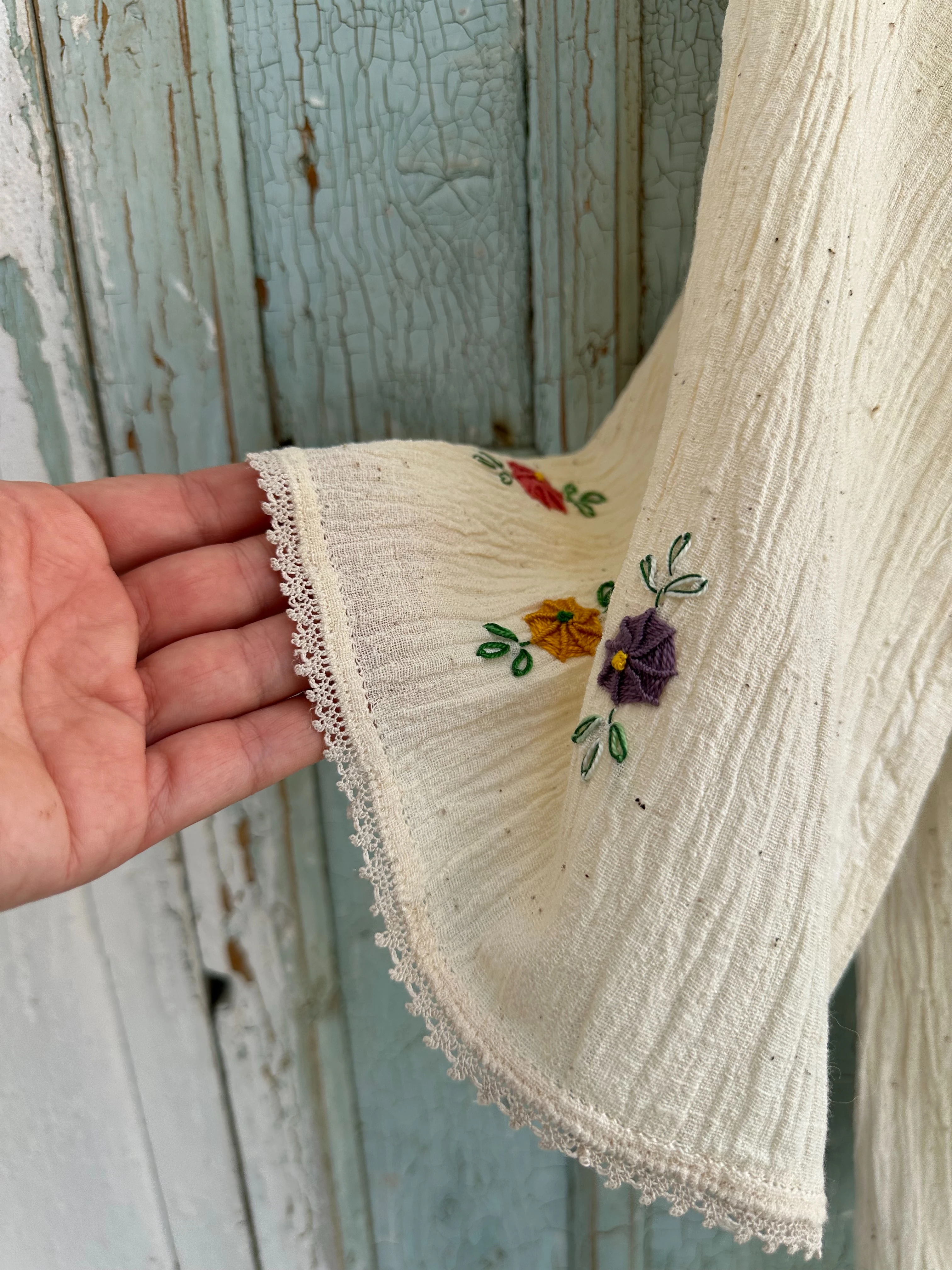 Rengarenk Çiçekli Göynek (42-44 Beden)