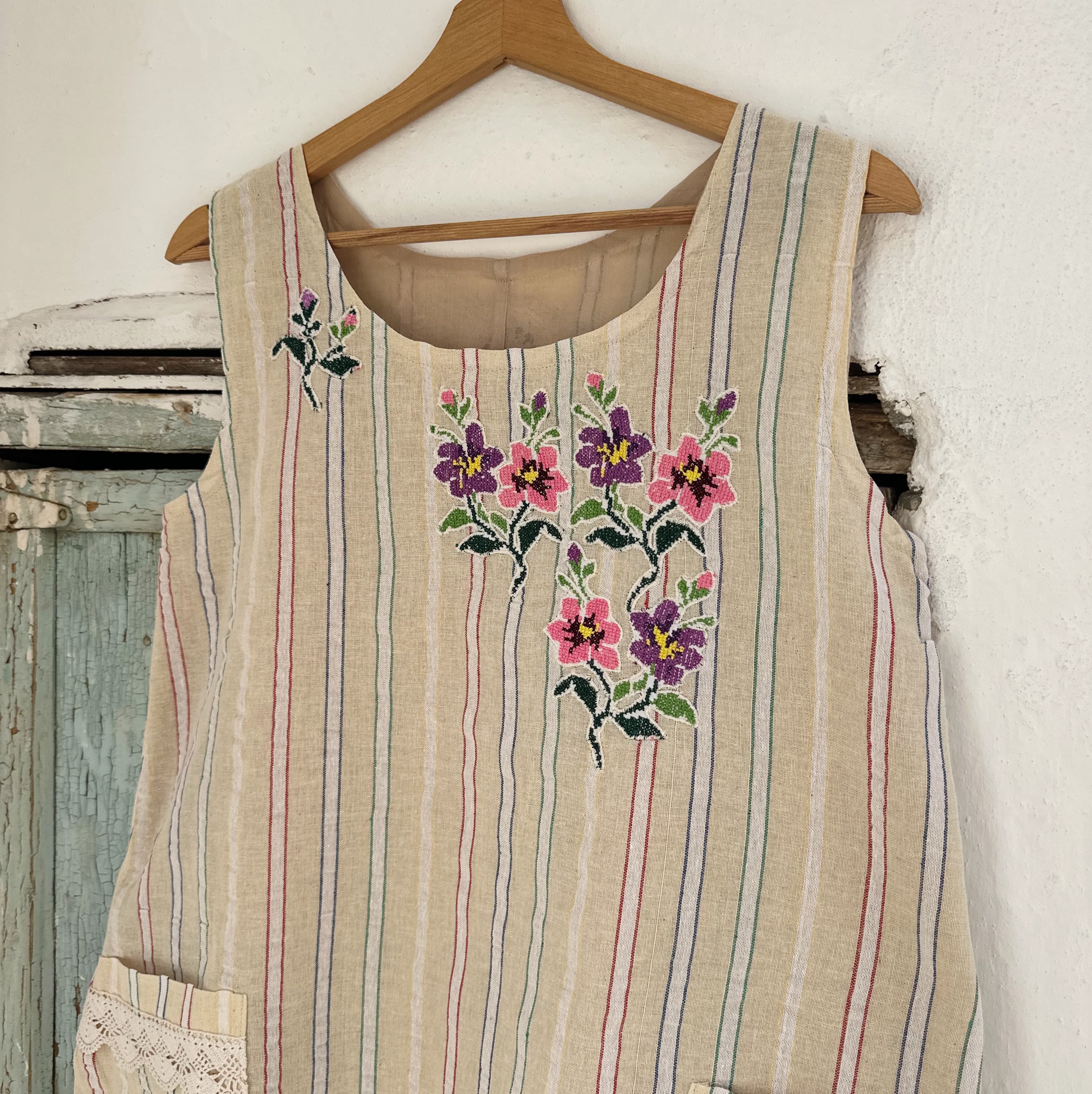 Çiçek Buketleri Elbise (36-38 Beden)
