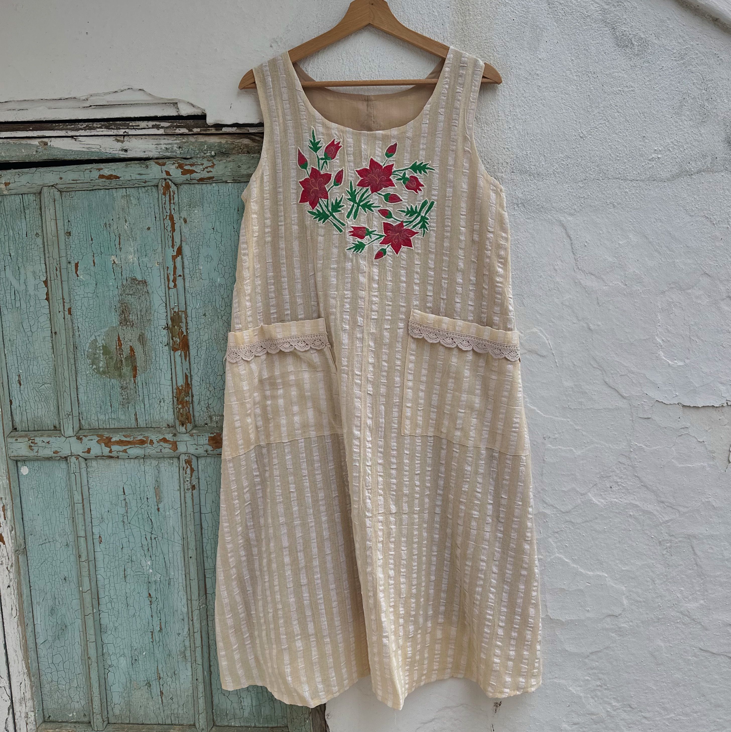 Kırmızı Zambak Elbise (38-40 Beden)