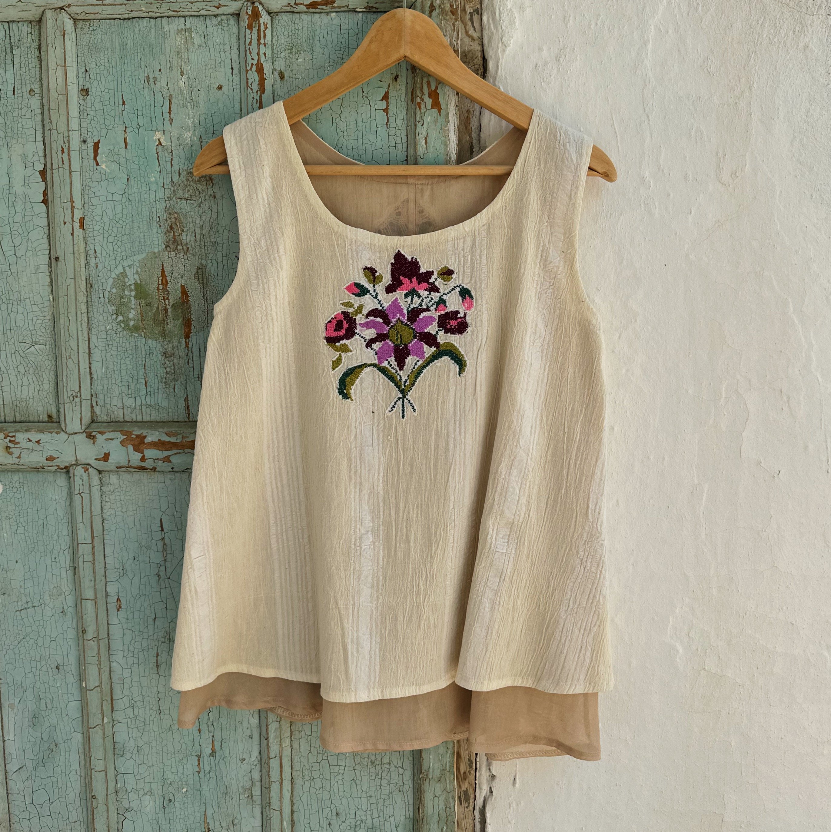 Çiçek Buketi Bluz (36 Beden)