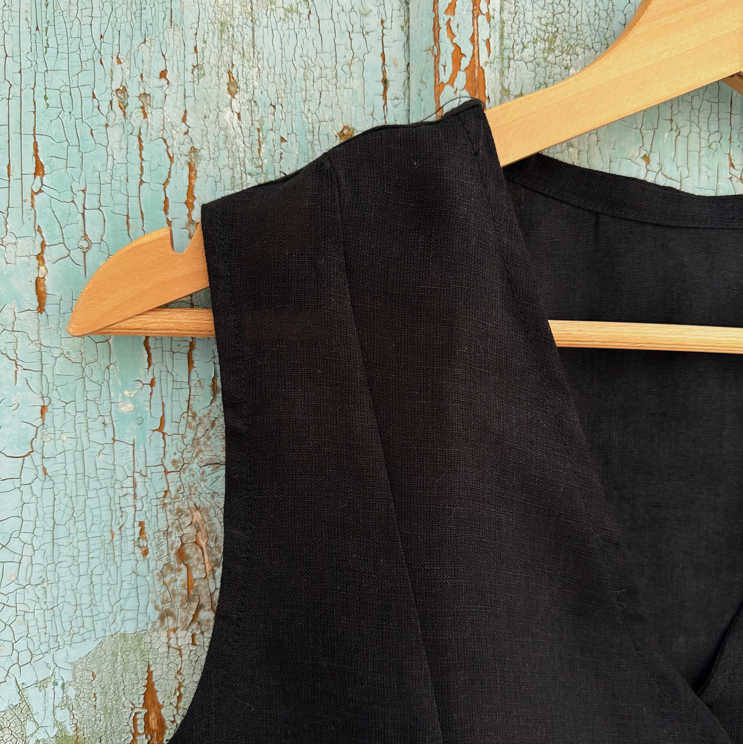 Menekşe El Nakışlı İpek Keten Yelek (38 Beden)