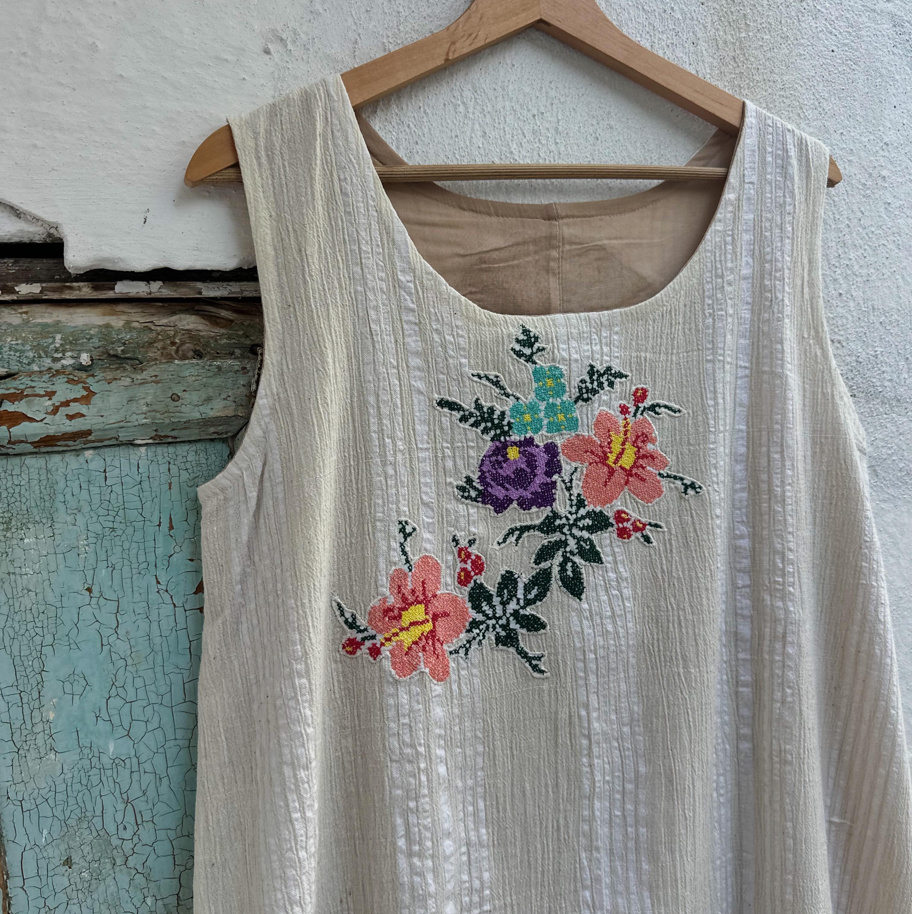 Çiçek Buketi Elbise (40 Beden)