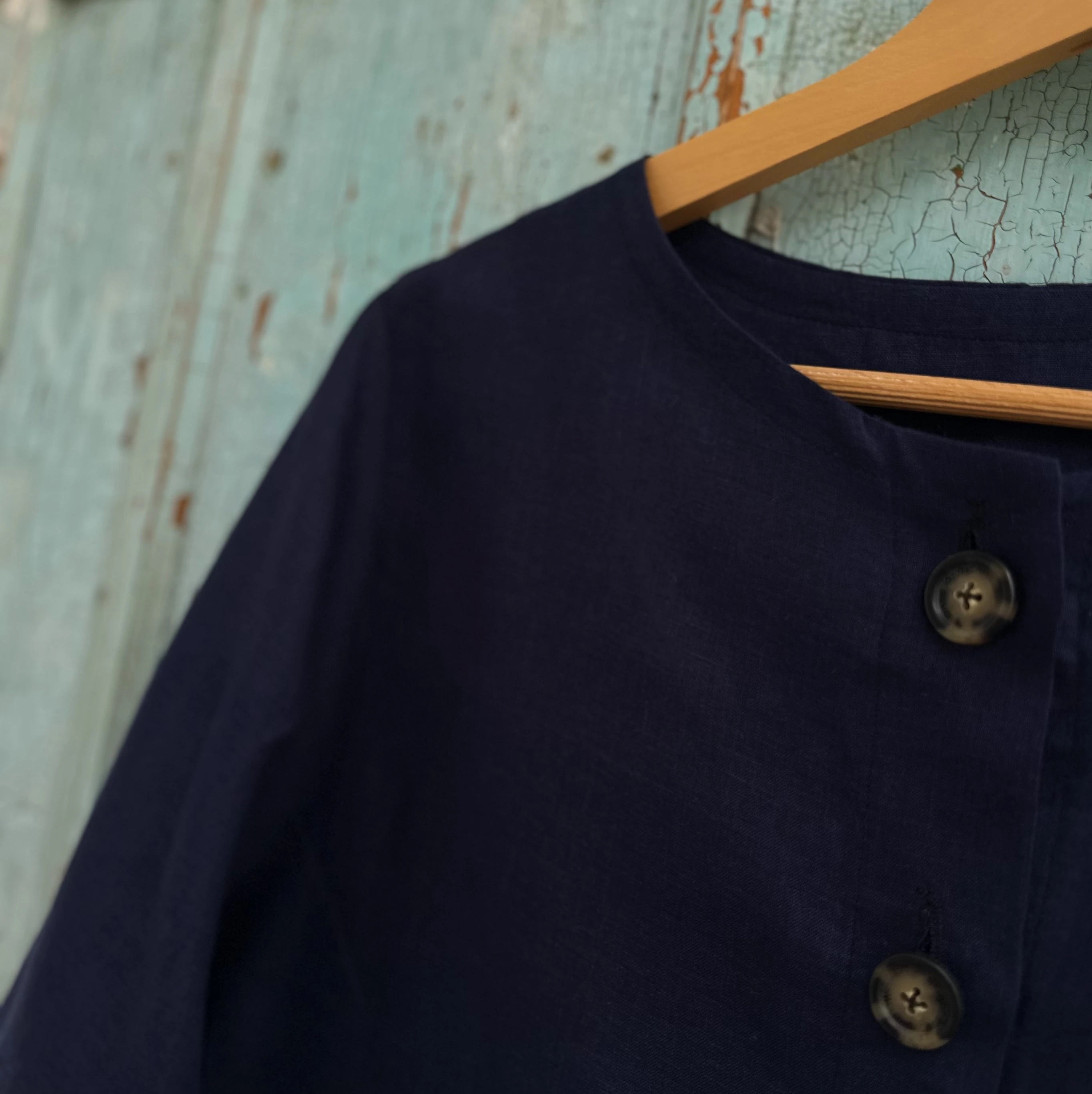 Baldıran Otu İşlemeli İpek Keten Ceket (Standart Beden)