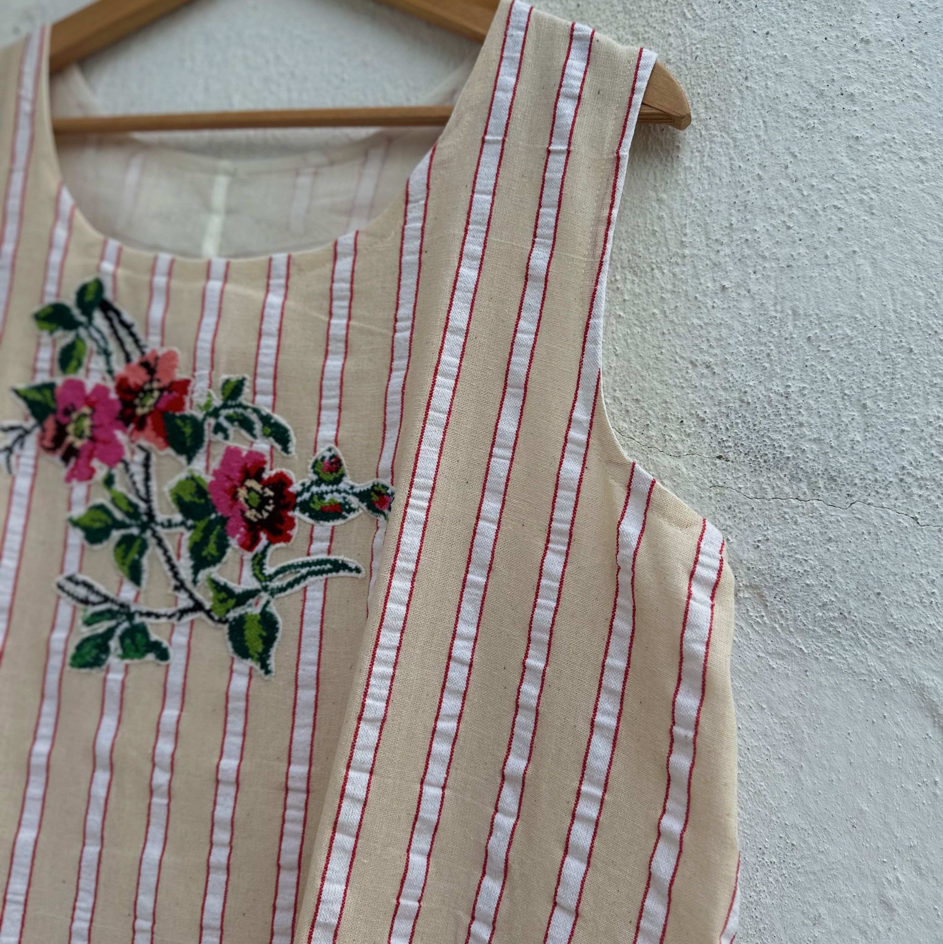 Pembe Güller Elbise (42-44 Beden)