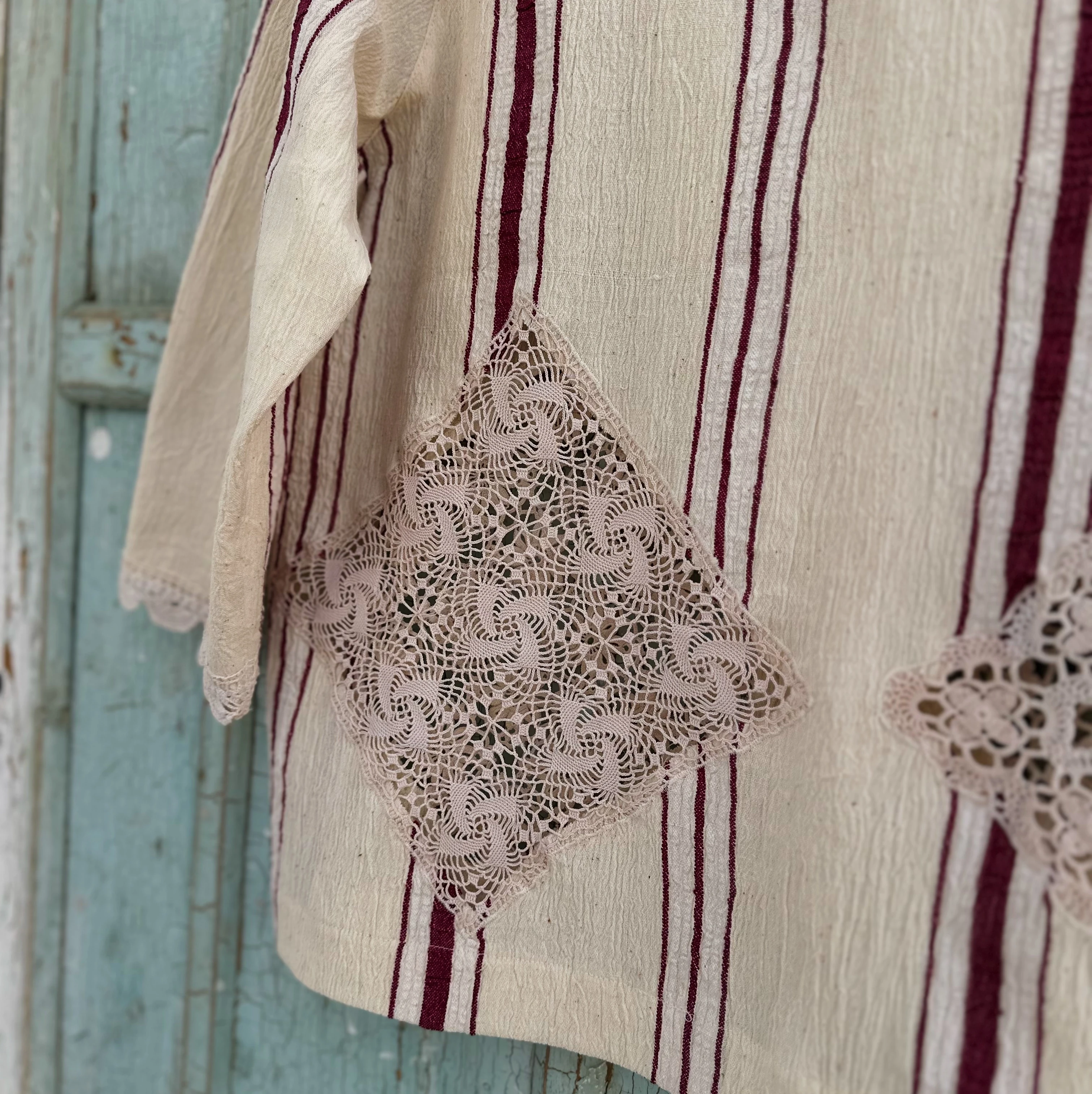 Dantelli Dokuma Ceket (38-40 Beden)