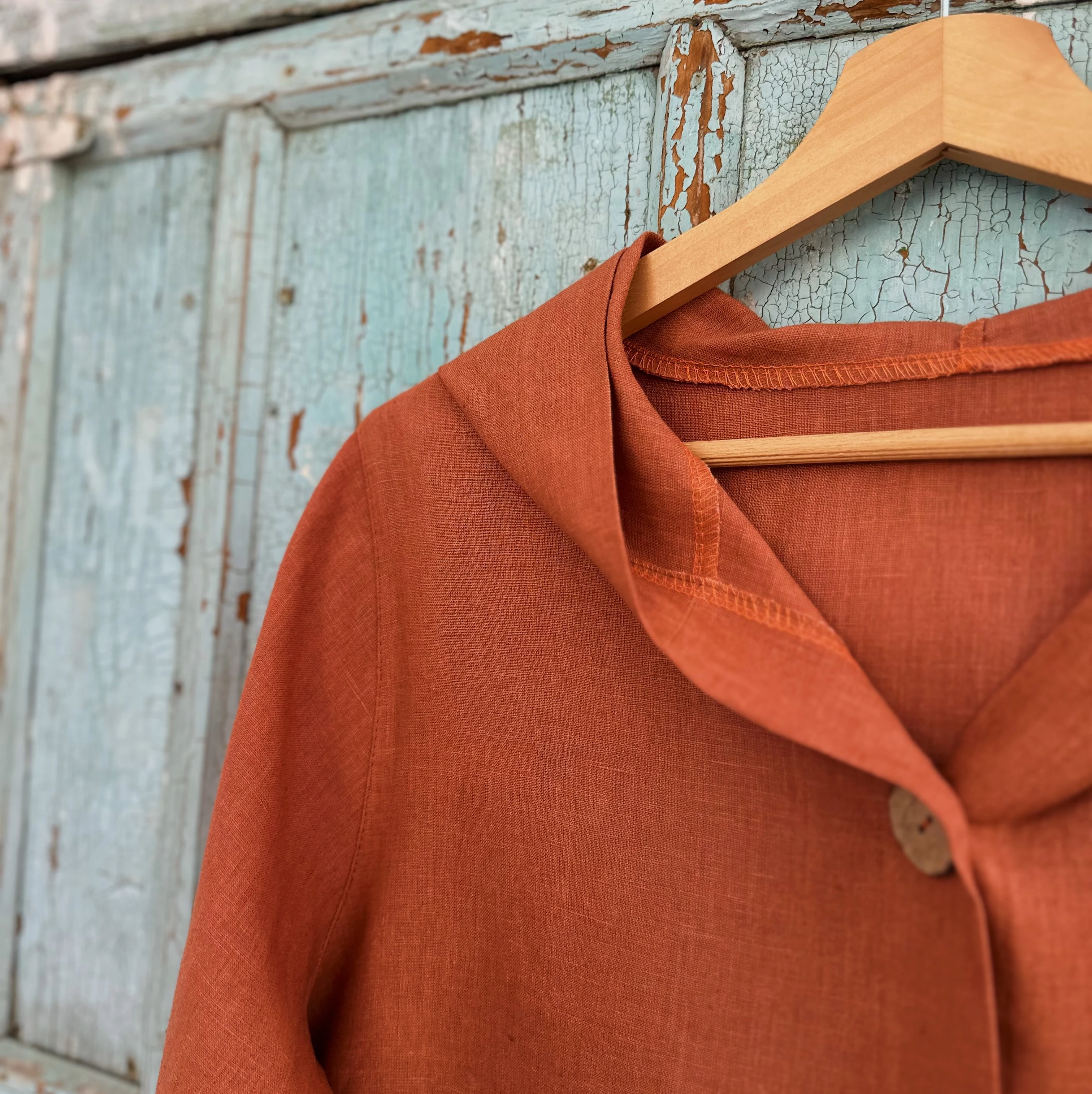 Bahar Çiçekleri El Nakışlı İpek Keten Ceket (Standart Beden)