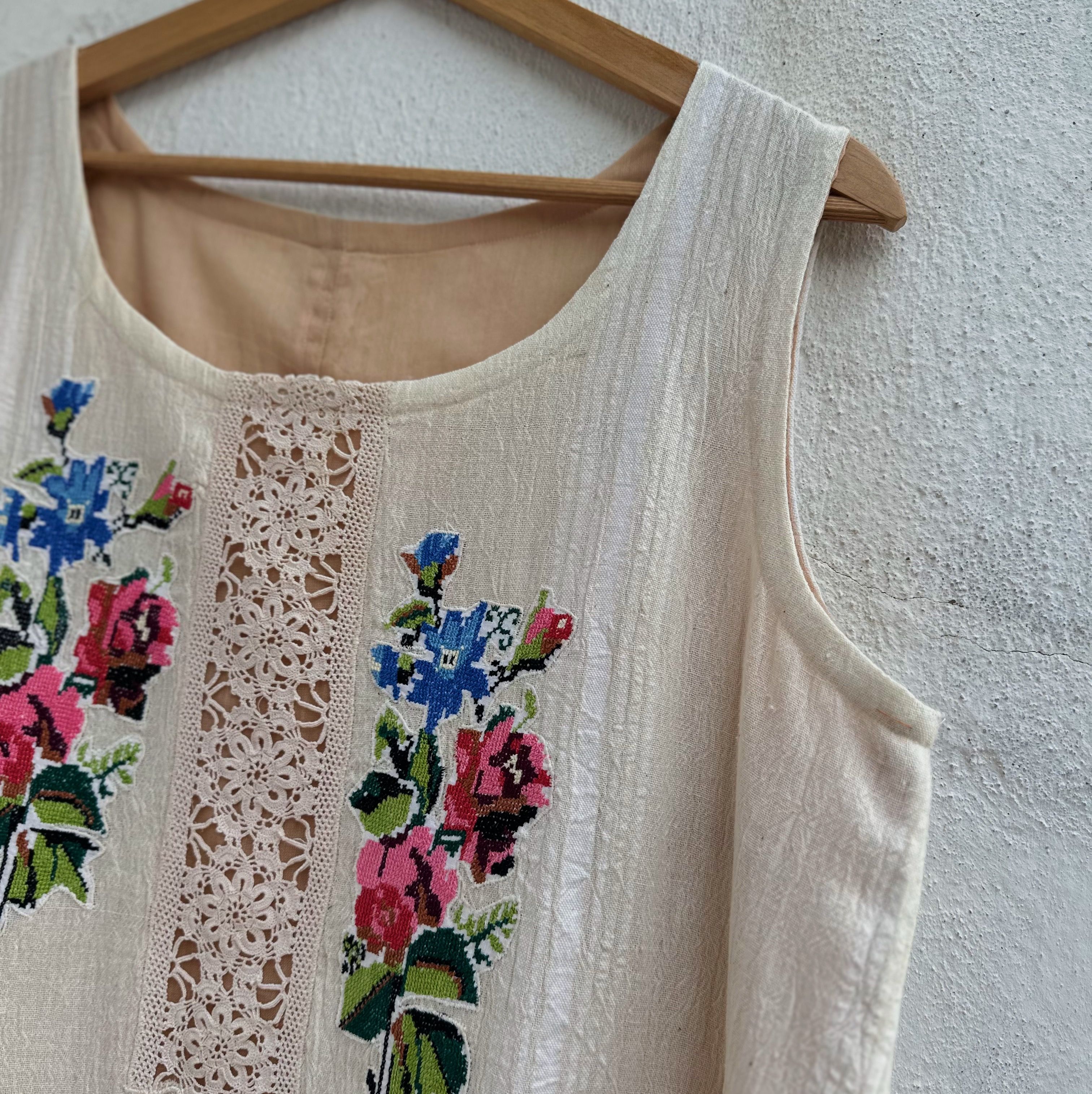 Çiçek Demeti Elbise (44 Beden)