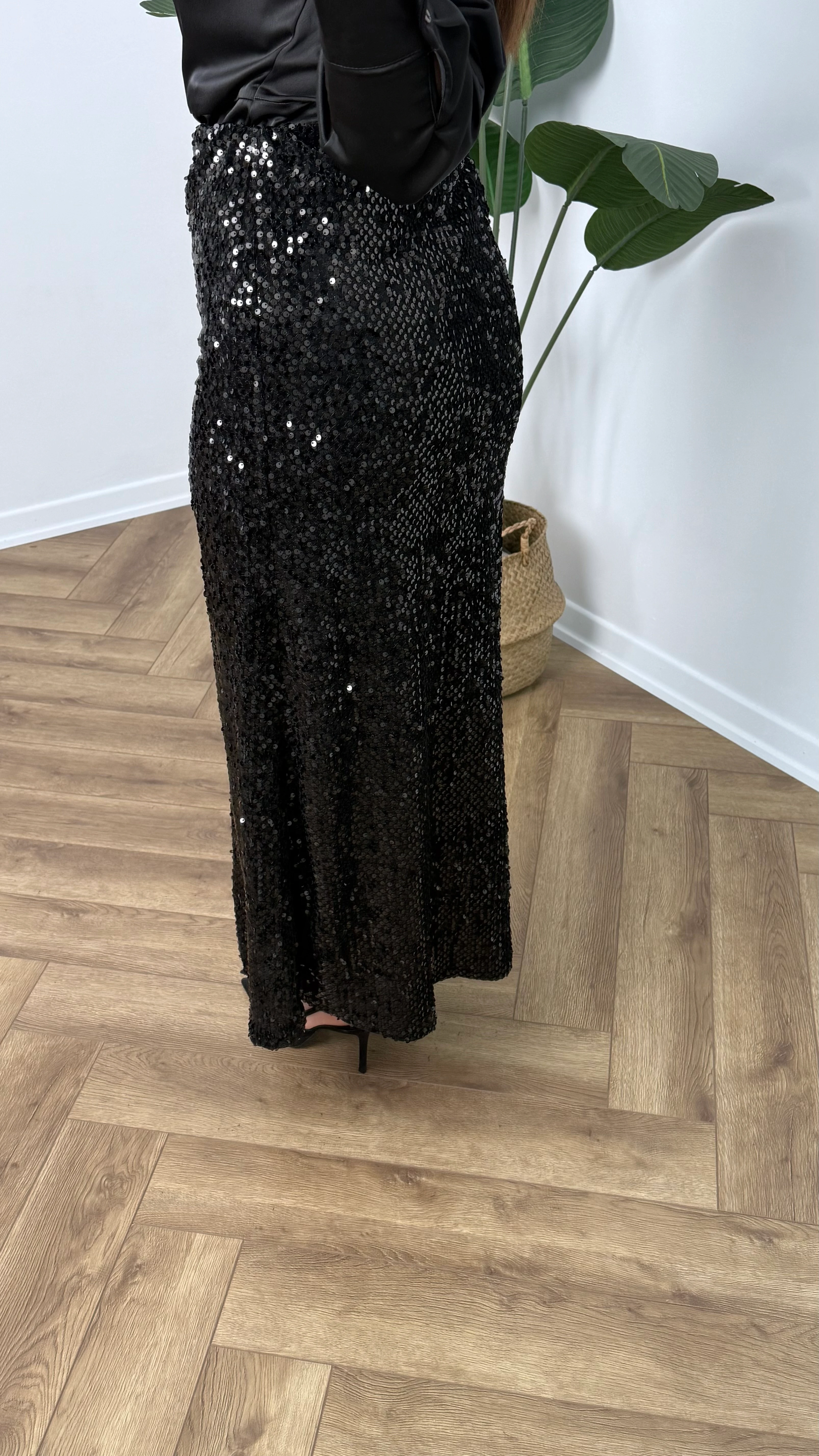 Yeni Sezon Premium Payetli Uzun Etek