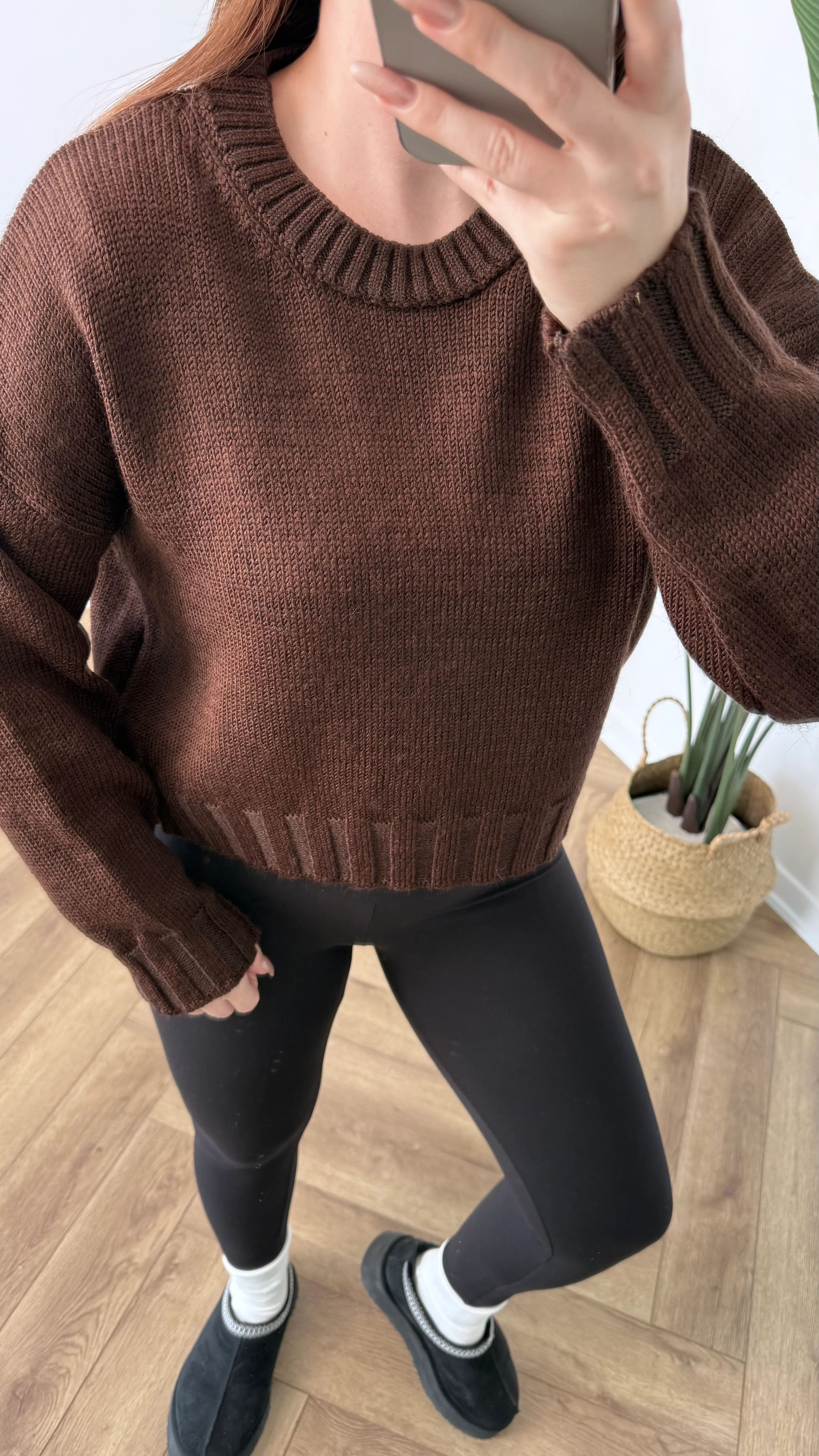 Yeni Sezon Örgü Basic Yuvarlak Yaka Kazak